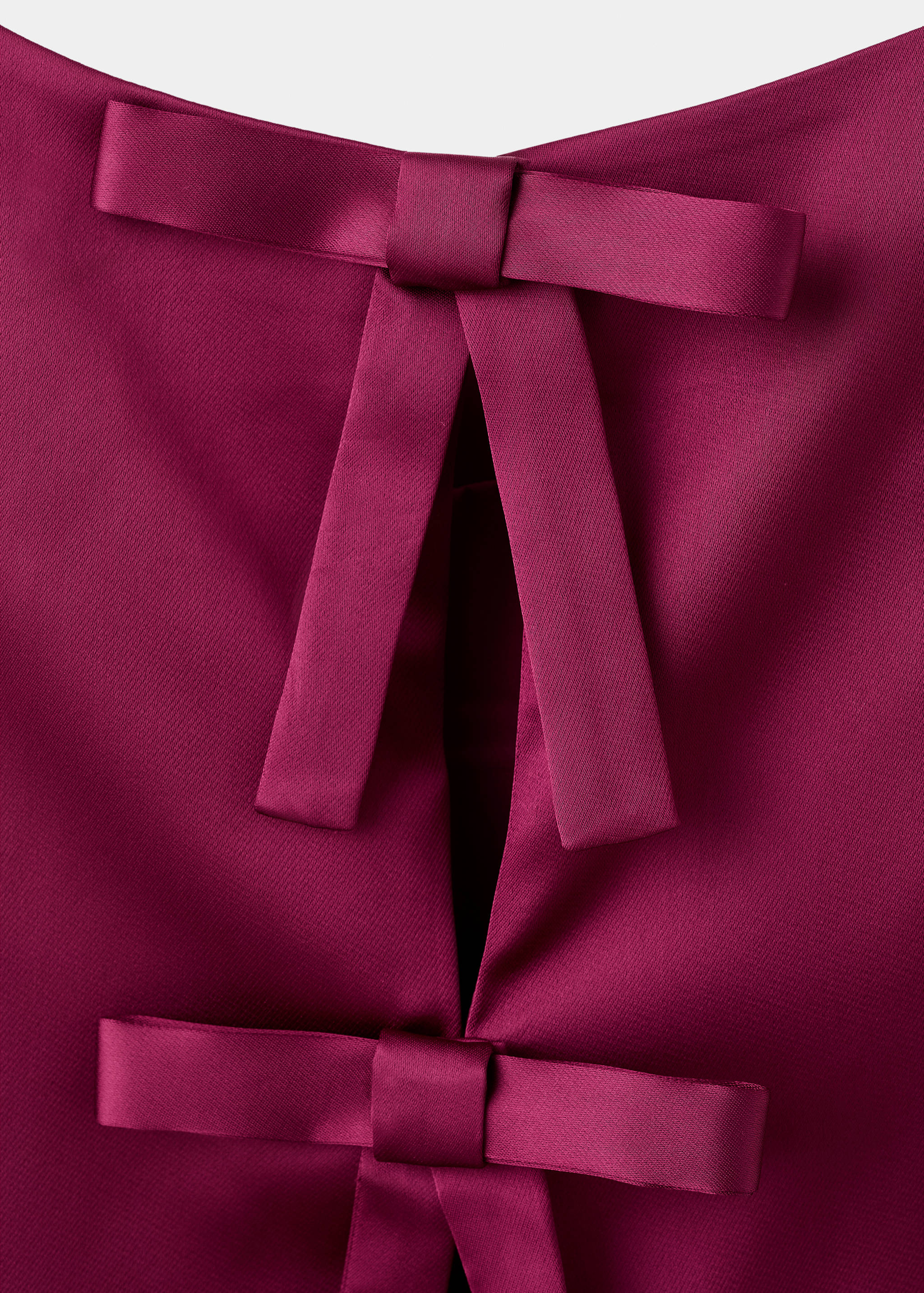 Satijnen top met strikken - Detail van het artikel 0