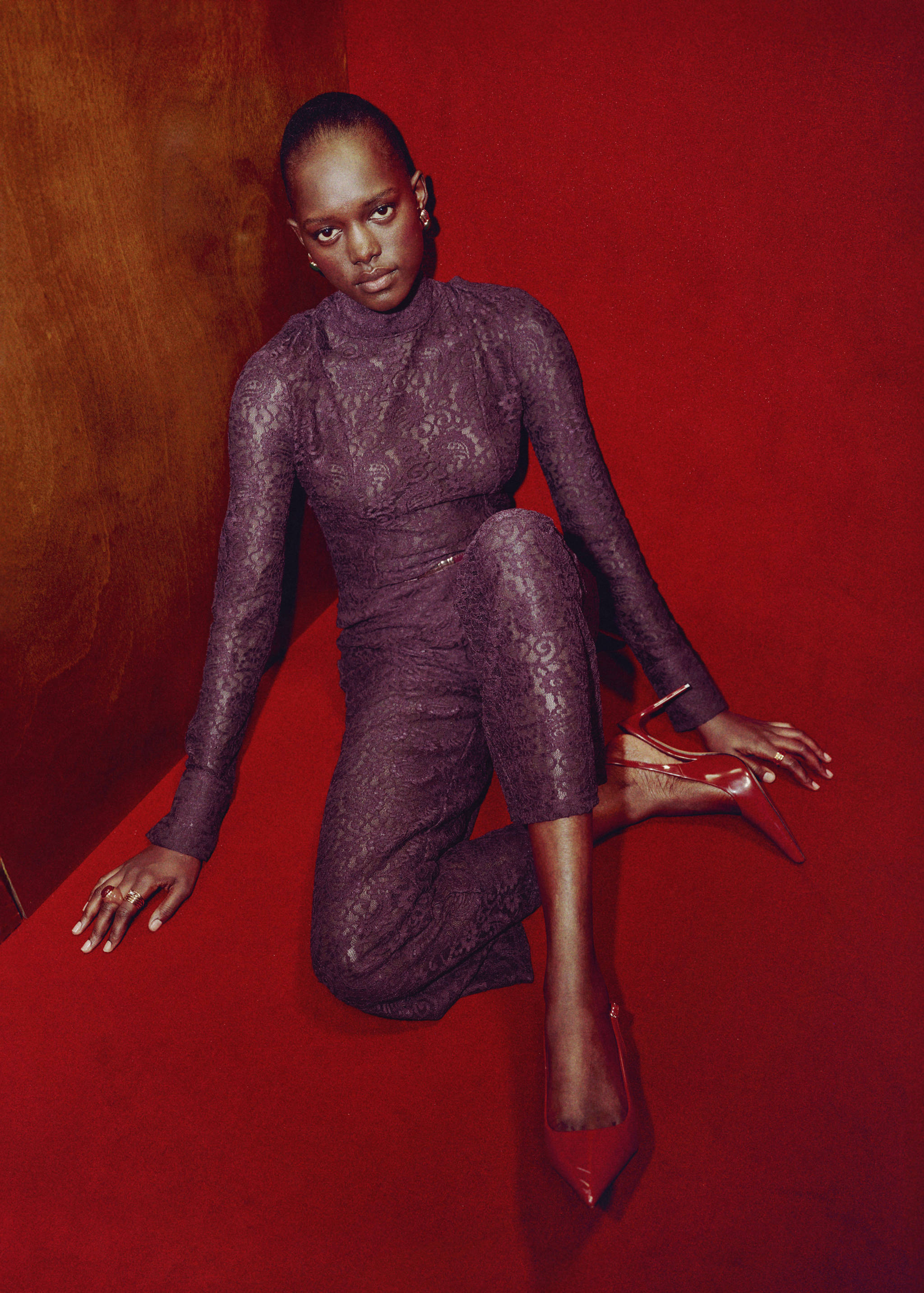 Pantalón recto encaje - Detalle del artículo 2