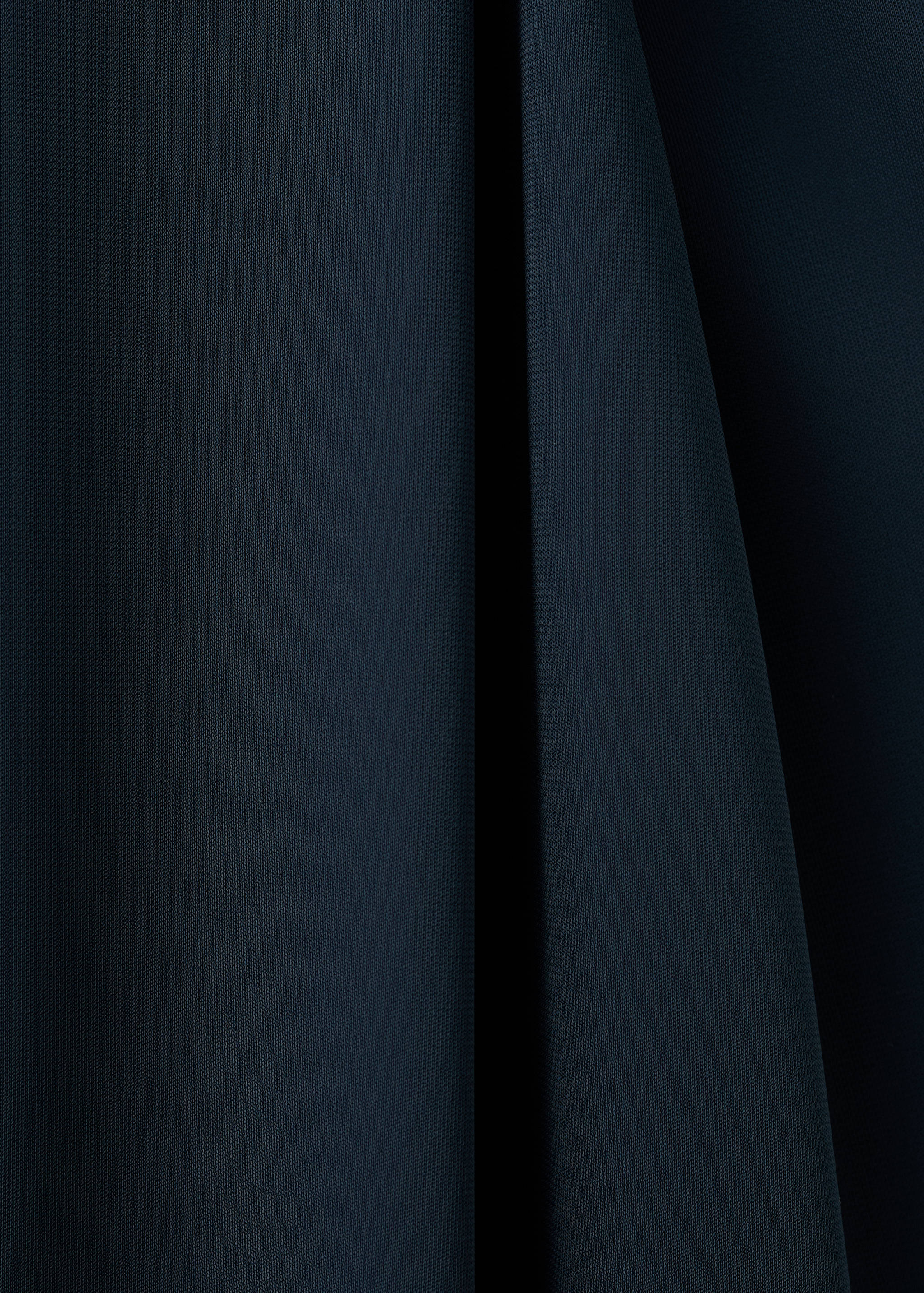 Fine-knit dress with choker collar - Details of the article 8