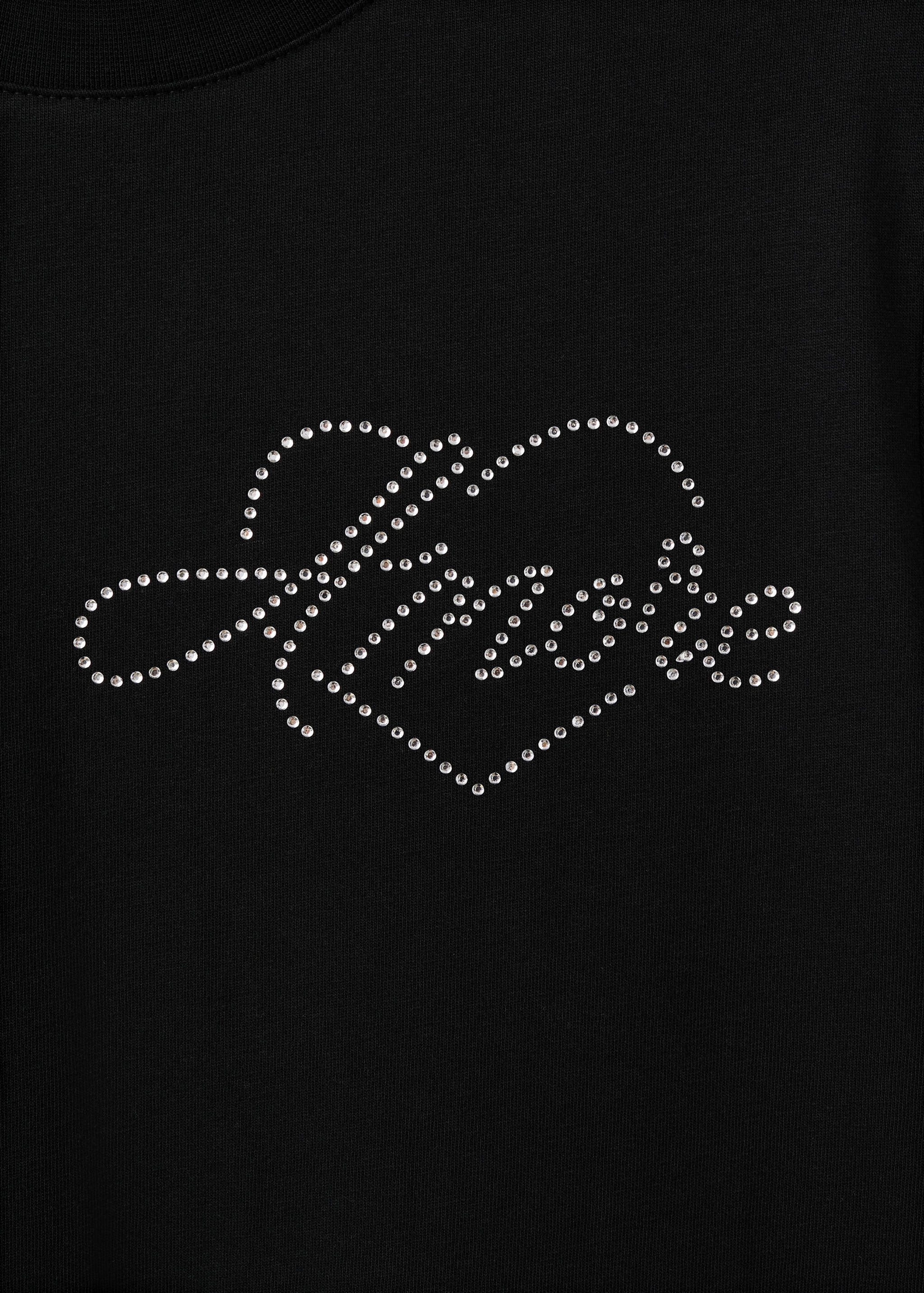 Rhinestone message t-shirt - Details of the article 0