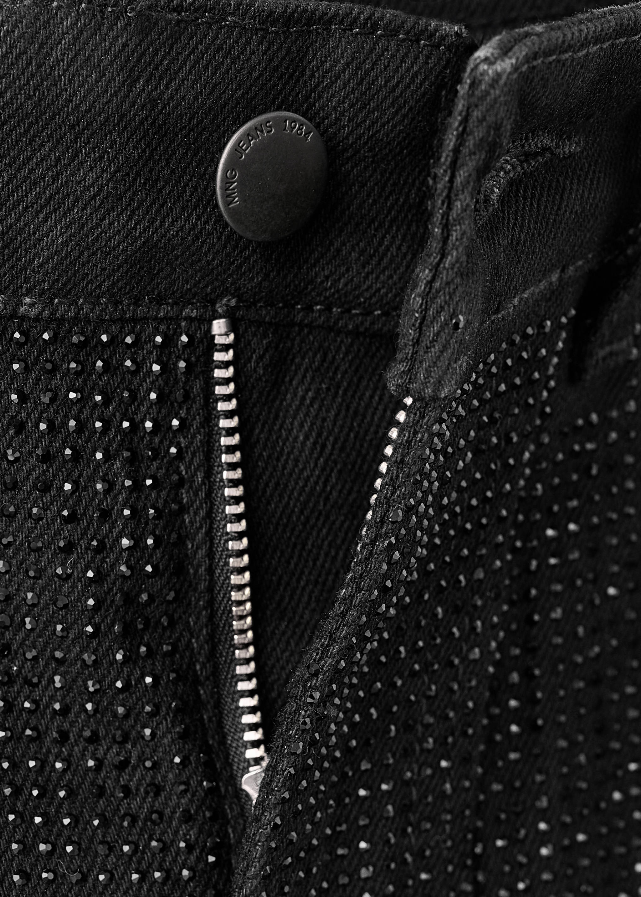 Balloon jeans with rhinestones - Details of the article 8