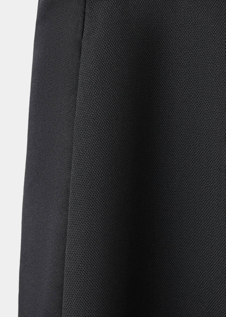 Wool-blend suit trousers — Black