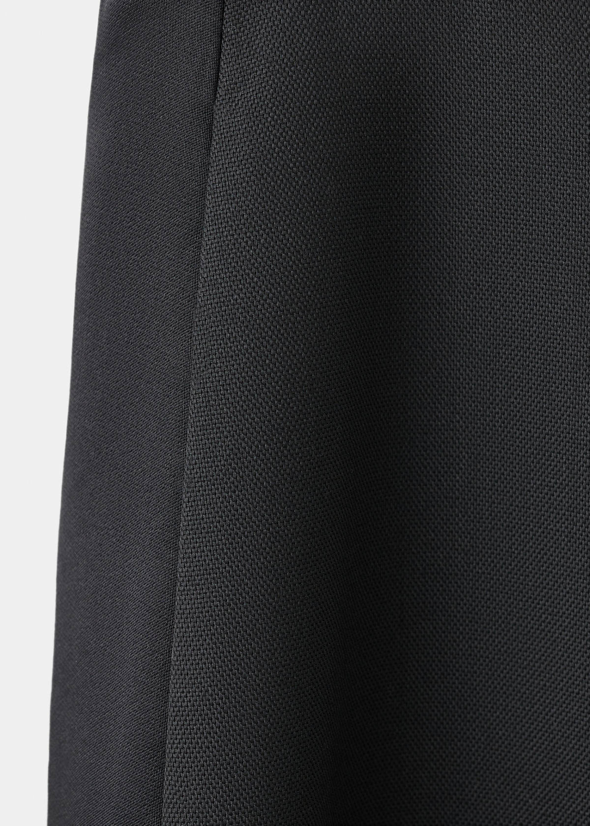 Wool-blend suit trousers — Black