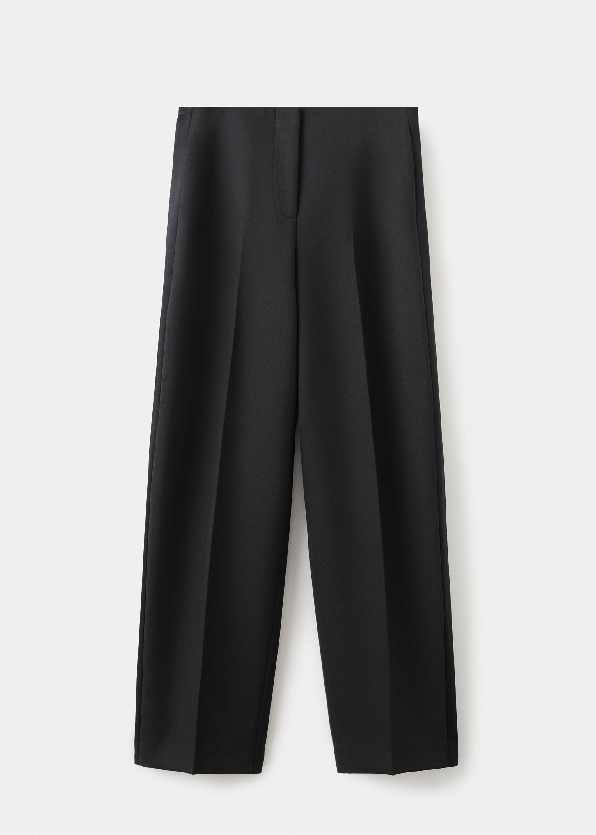 Pantalon costume laine mélangée - Article sans modèle, Noir. Ref: 17049121-00.
