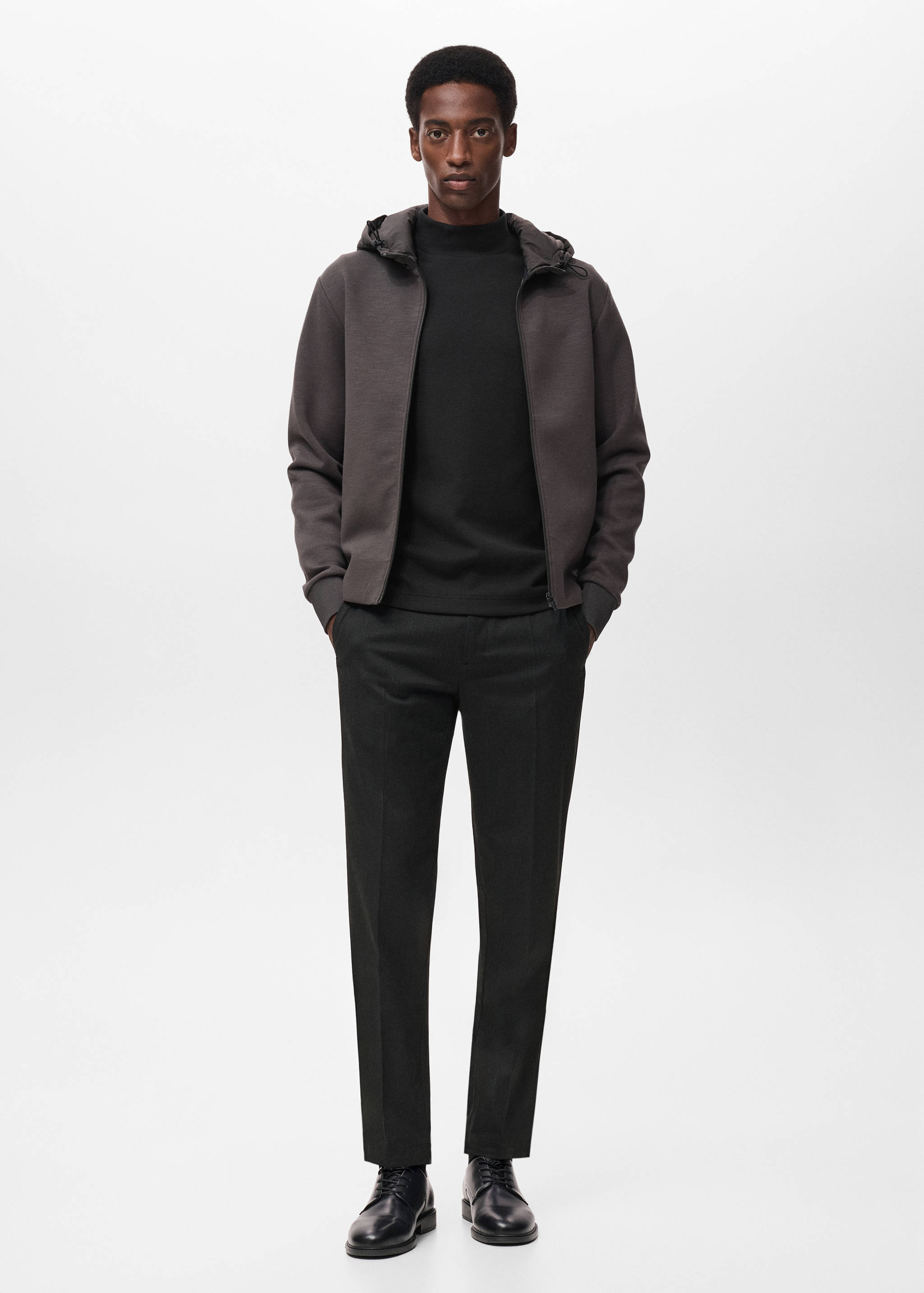 Pantalon flanelle slim-fit Thermolite® - Plan général