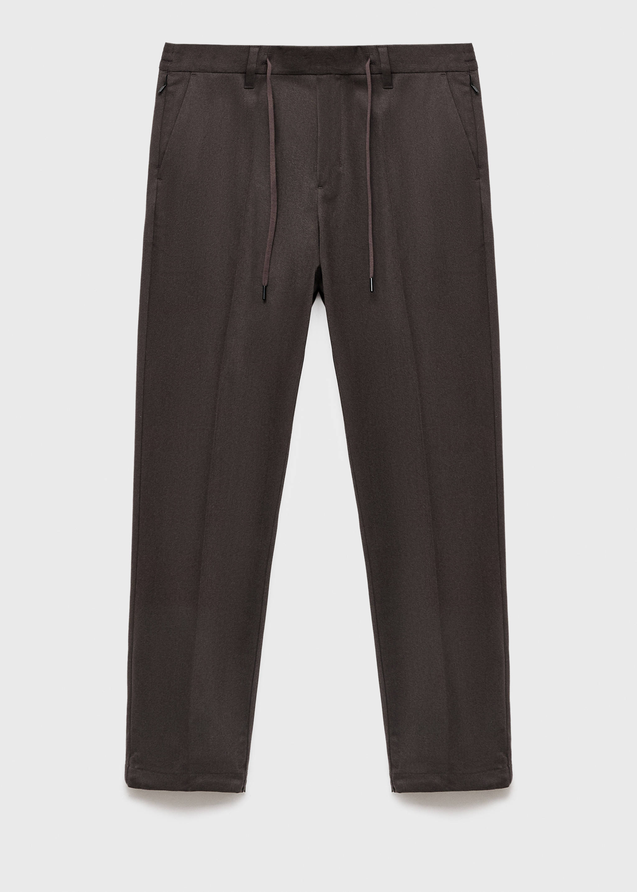 Slim-fit Thermolite® flannel pants - Article without model