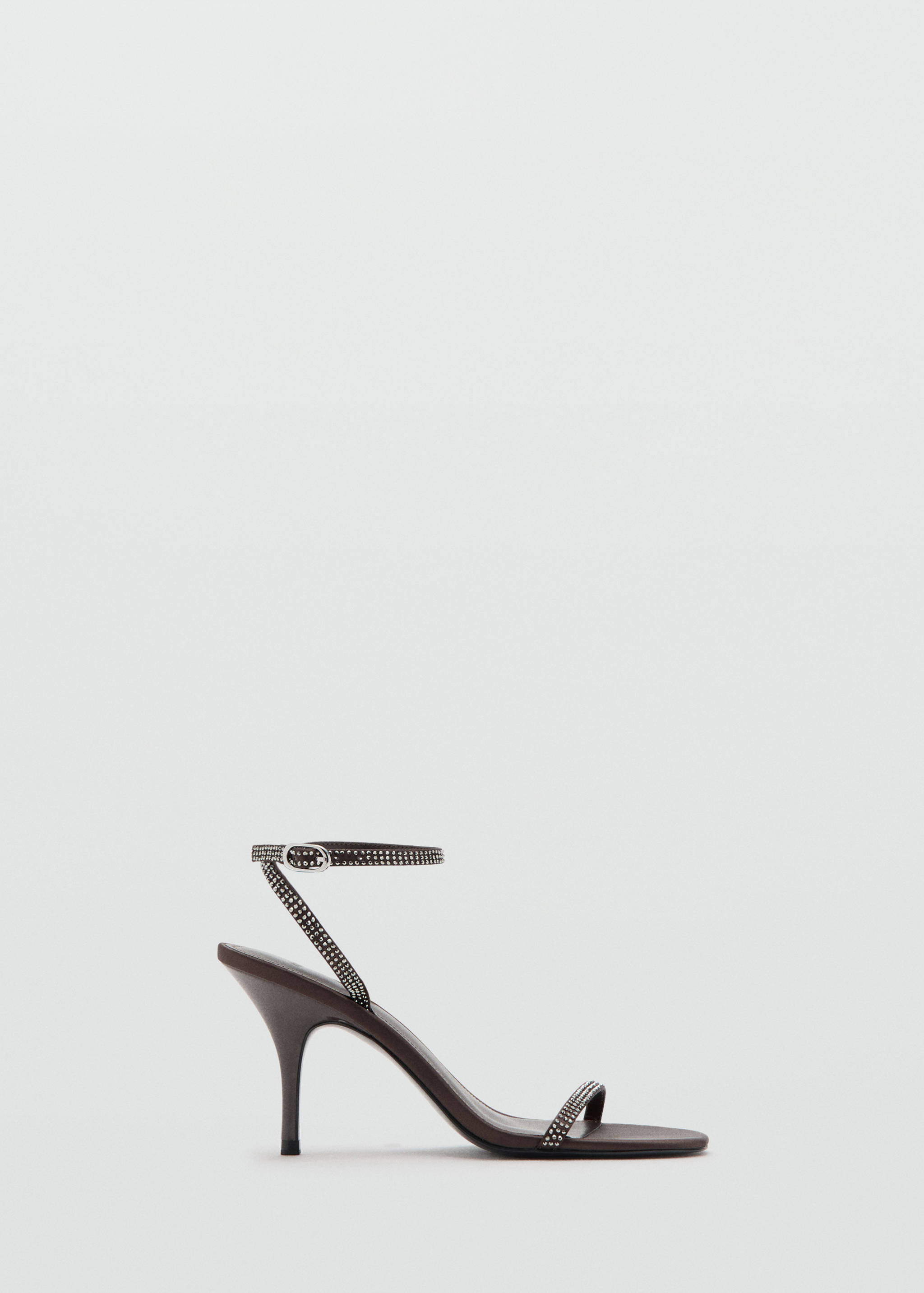 Heeled sandal with strass strap - Article without model