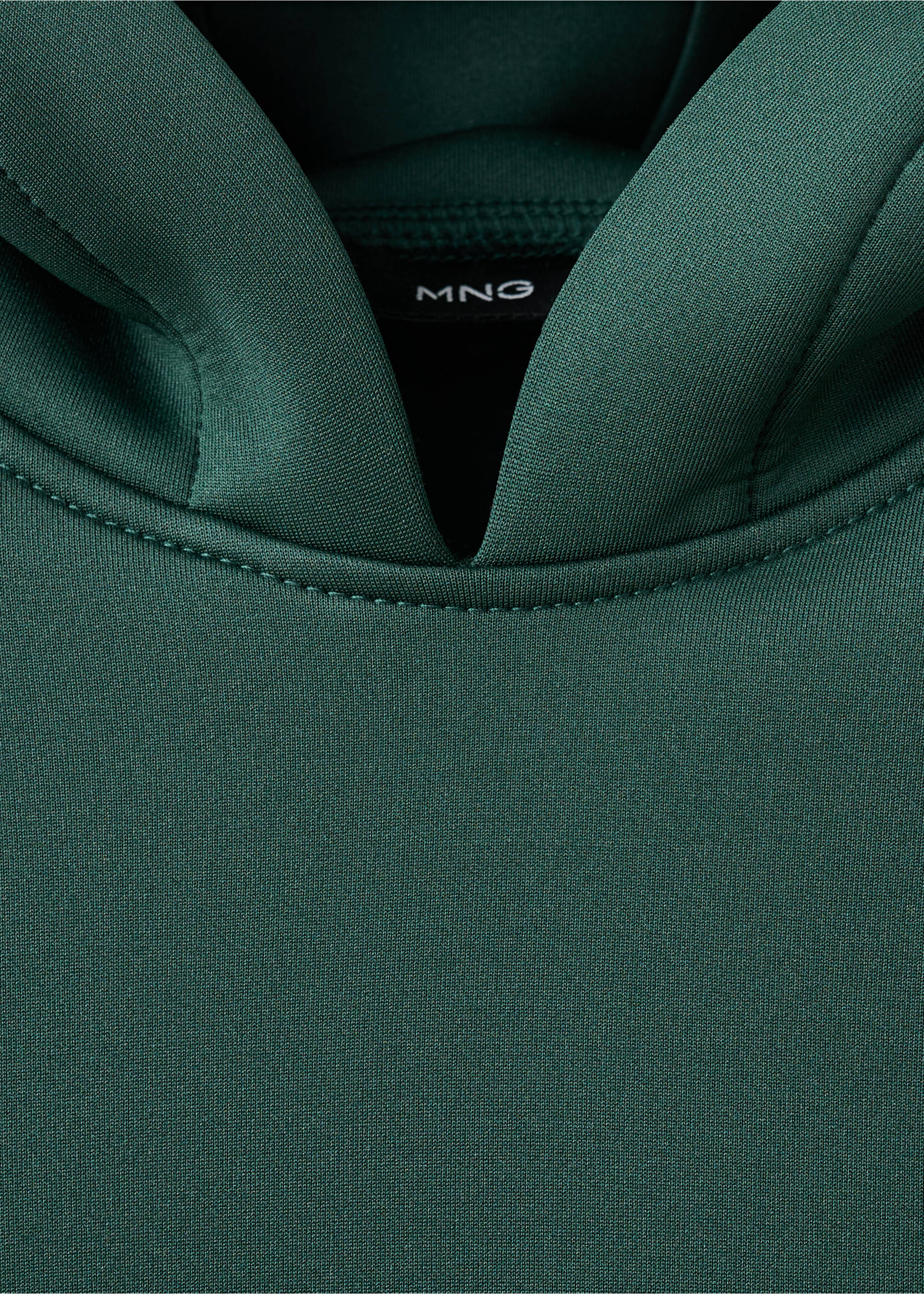 Sweat-shirt oversize capuche - Détail de l'article 8, Vert. Ref: 17049212-00.