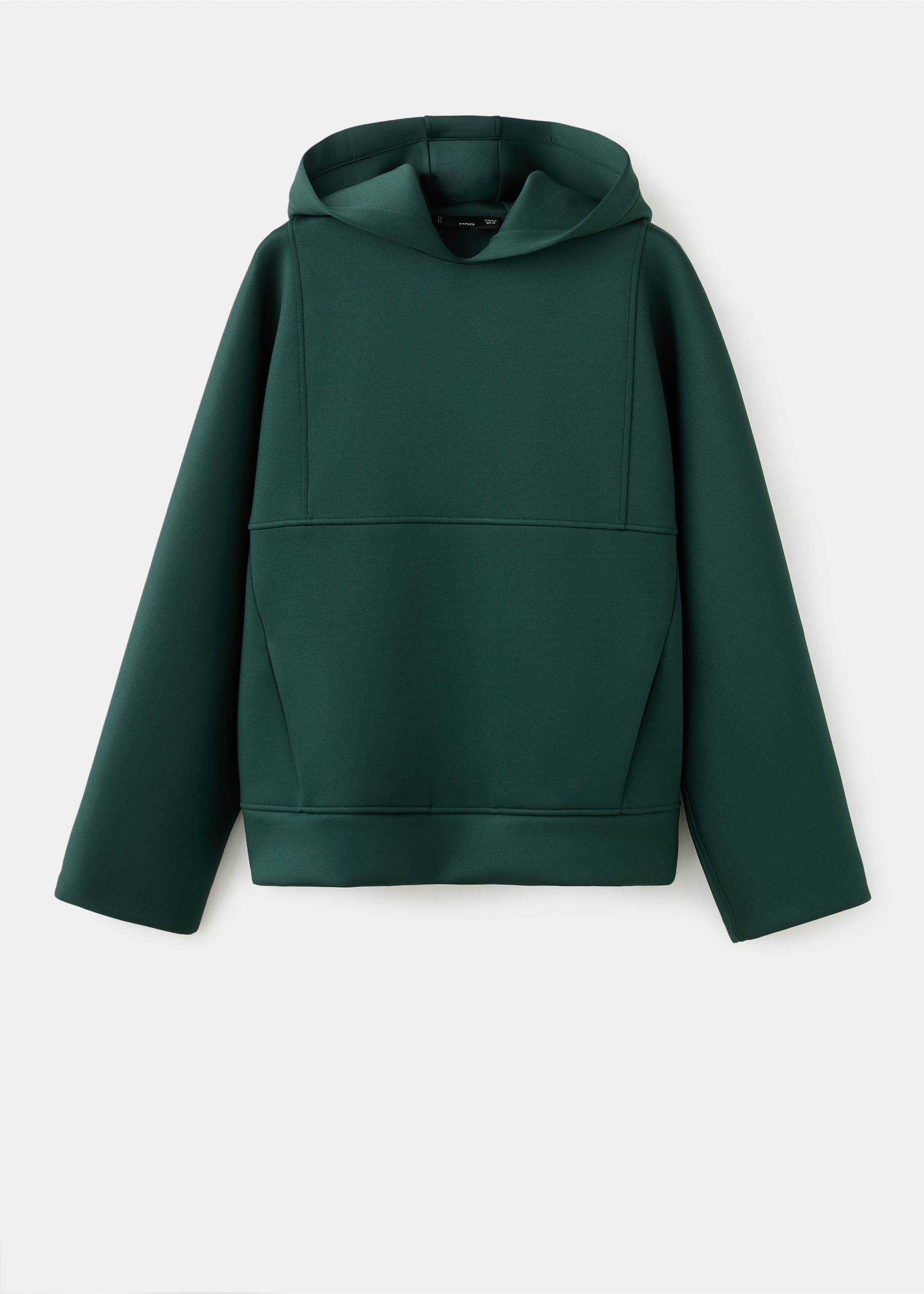 Sweat-shirt oversize capuche - Article sans modèle, Vert. Ref: 17049212-00.