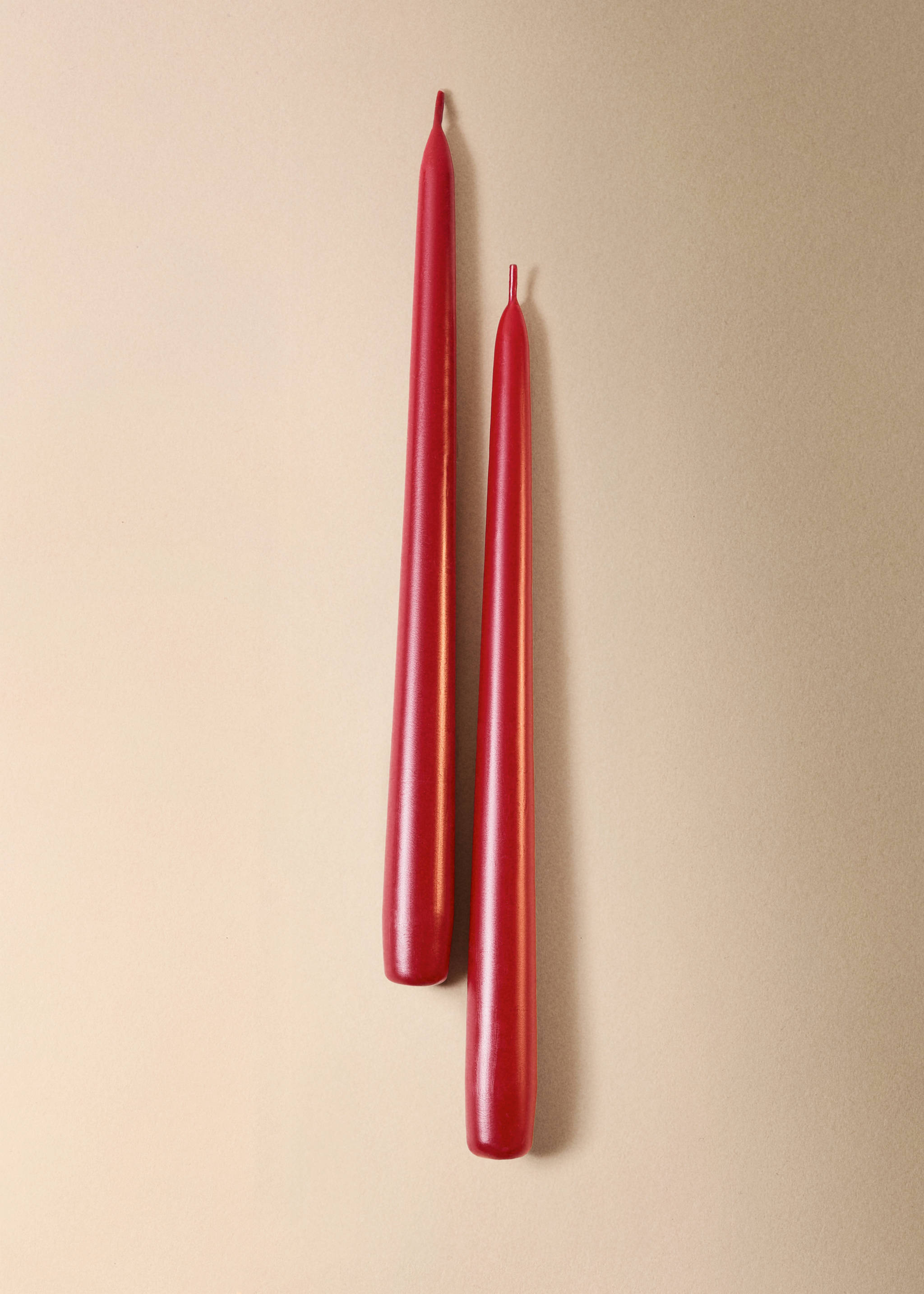 Bougies décoratives coniques - Plan général