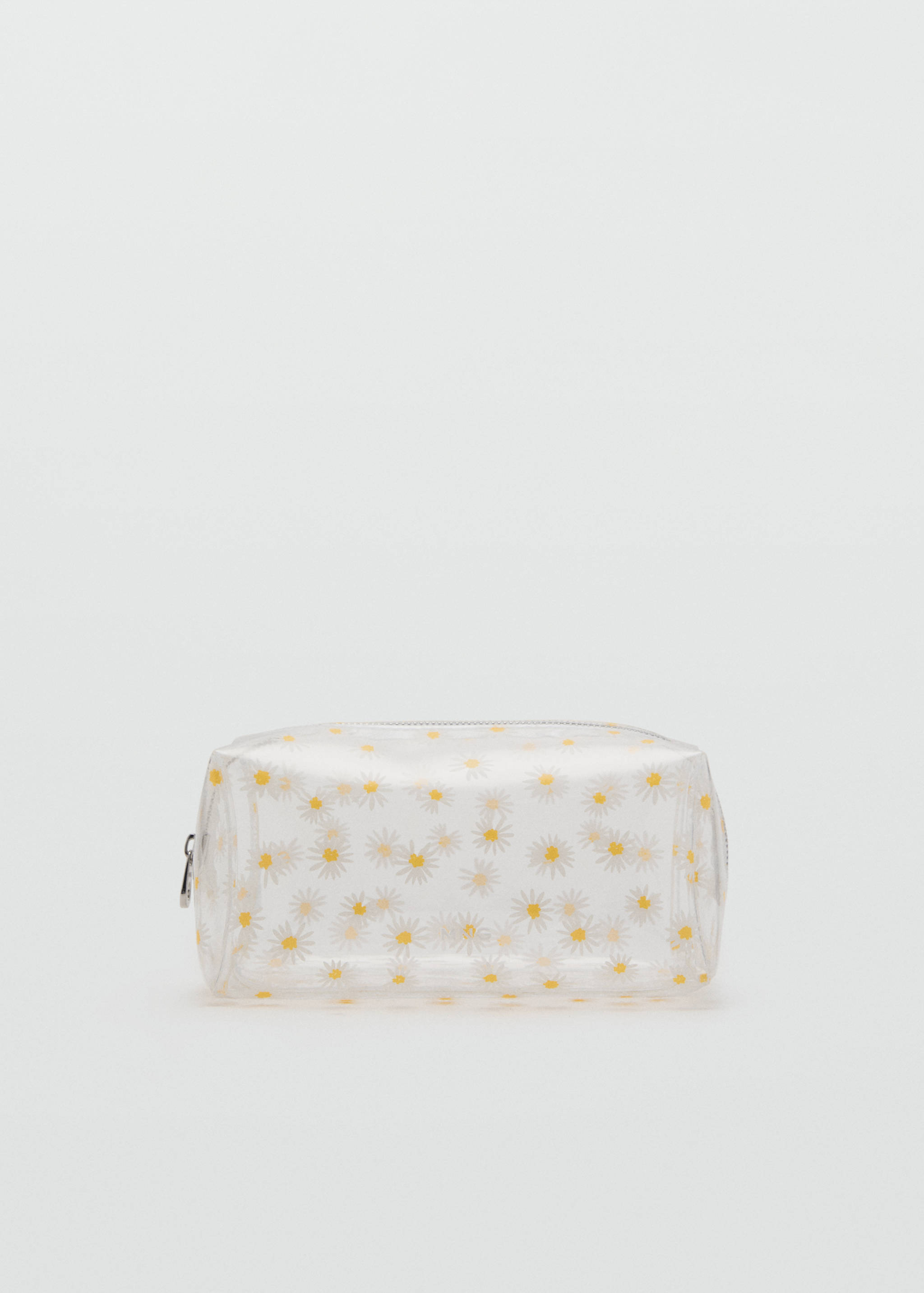 Vinyl flower toiletry bag - Article without model
