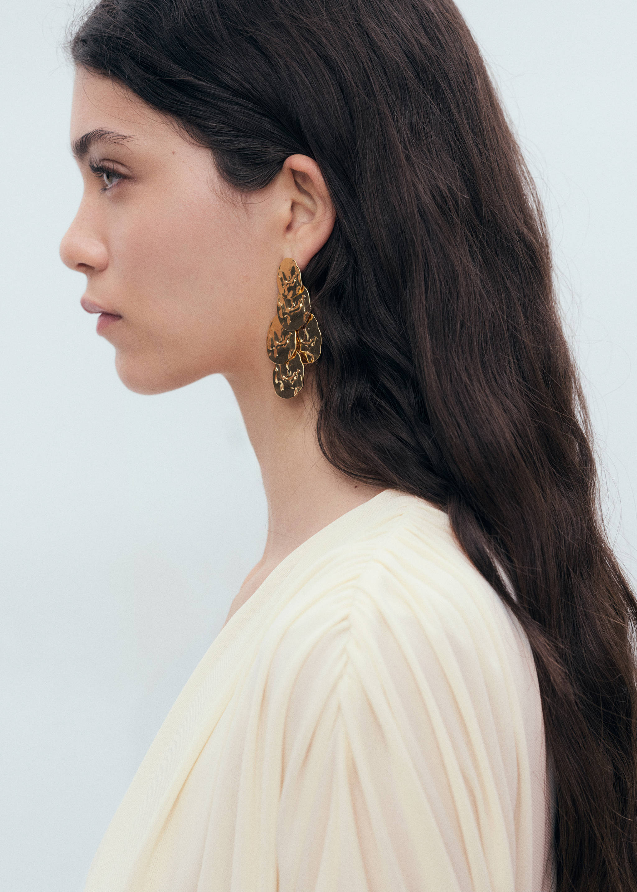 Long draped dress - Details of the article 1