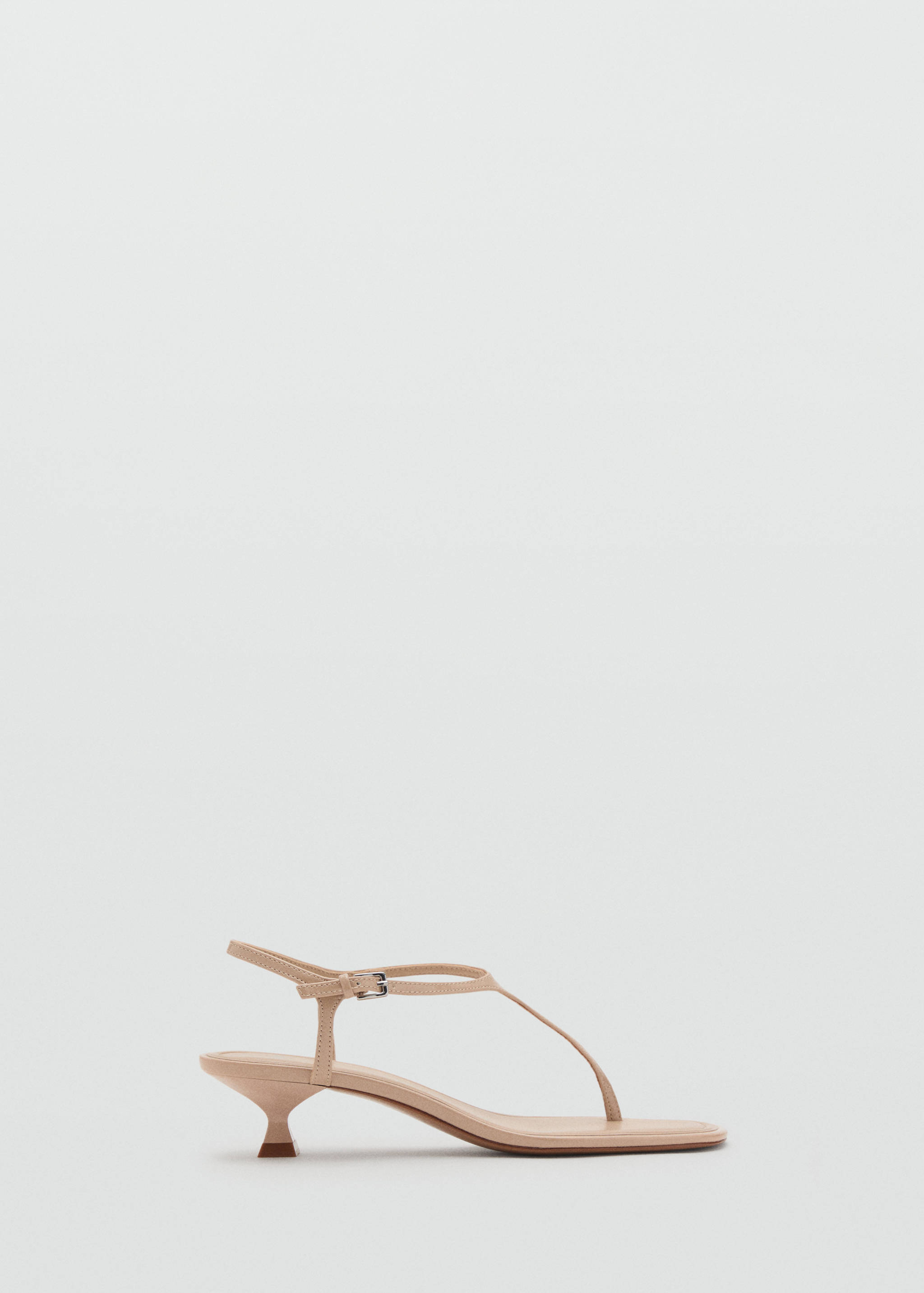 Kitten heel sandals with straps - Article without model