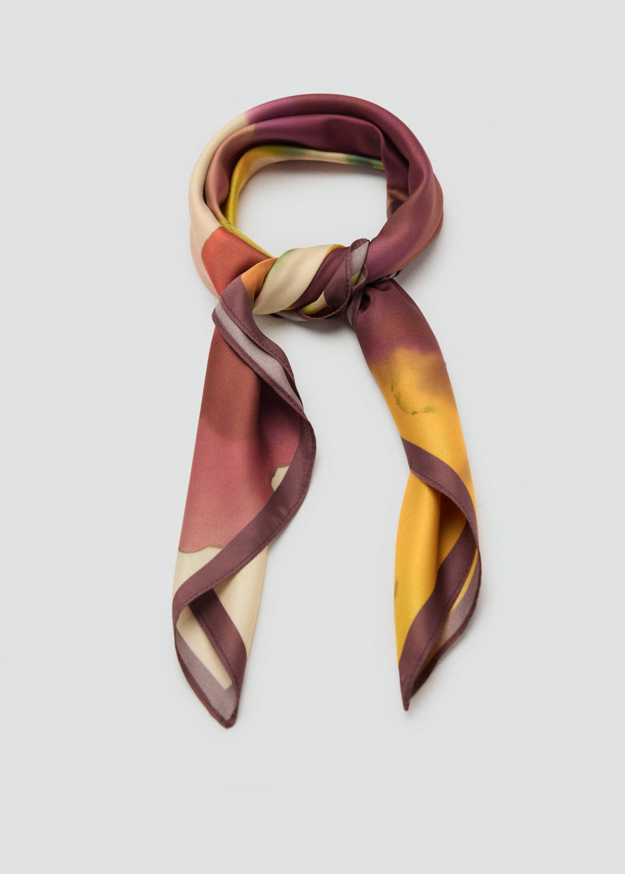 플로럴 프린트 스카프 - 상품 내역: 1