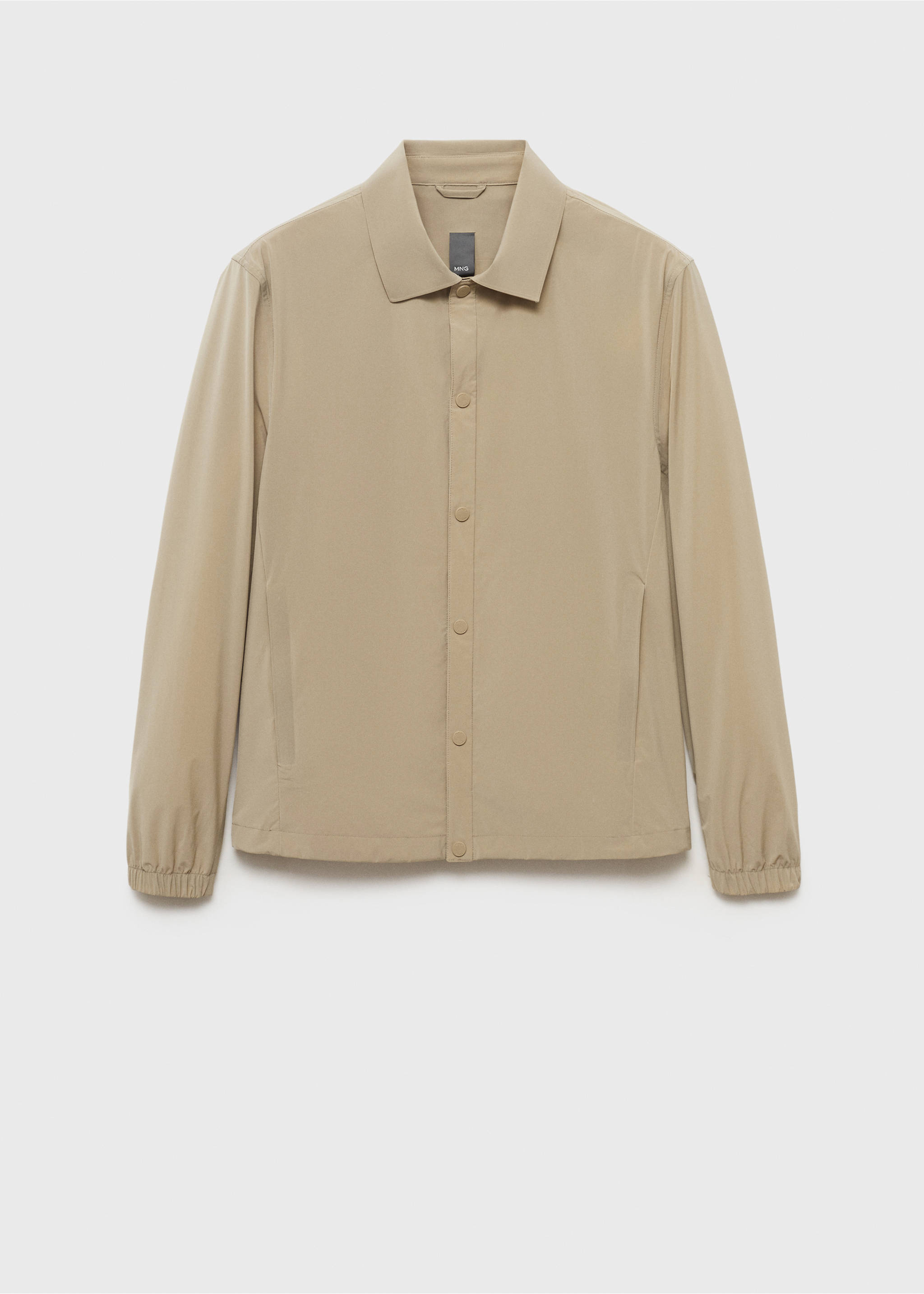 Water-repellent COOLMAX® jacket - Article without model, Khaki. Ref: 17051130-00.