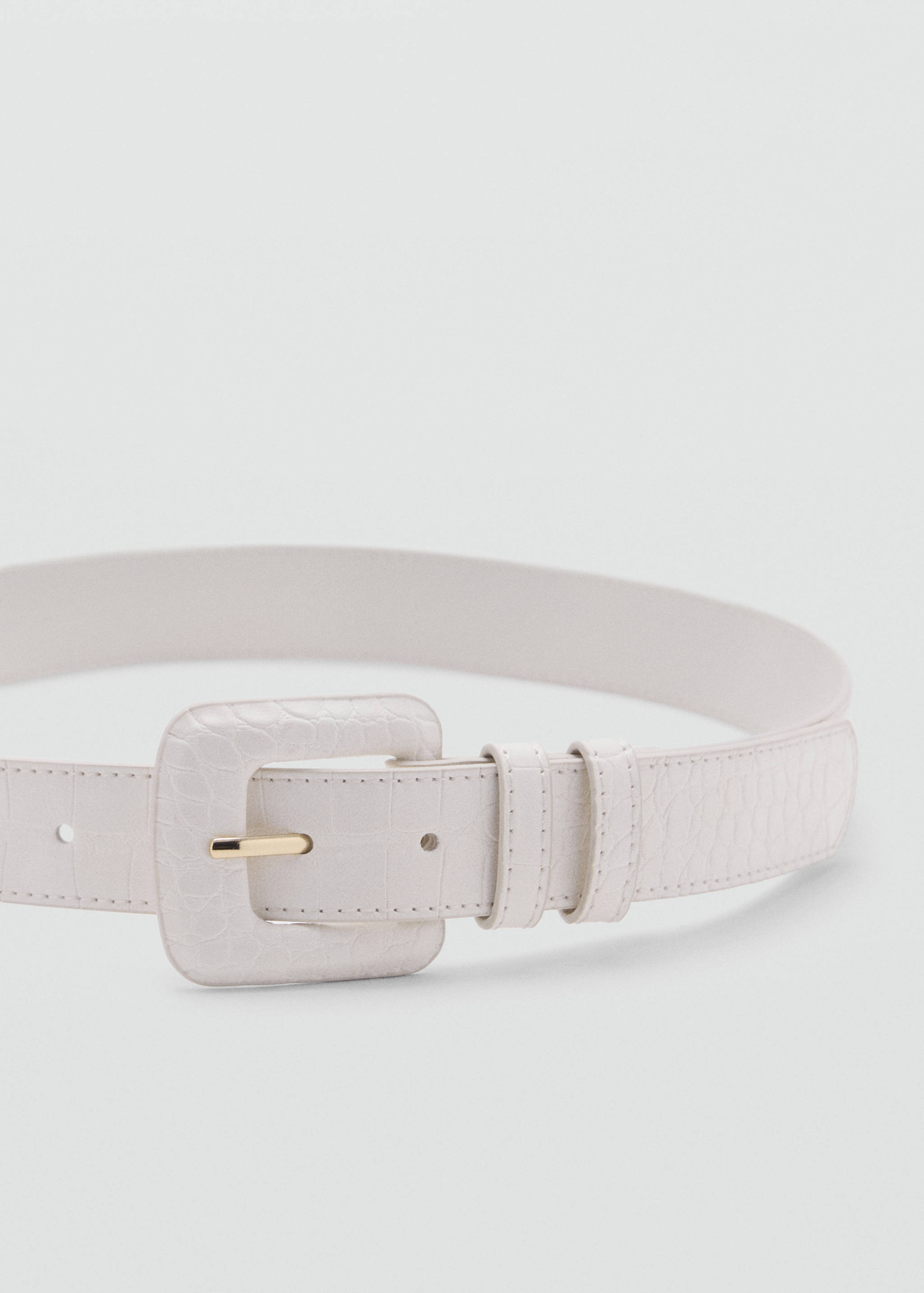 Crocodile-effect belt - Medium plane
