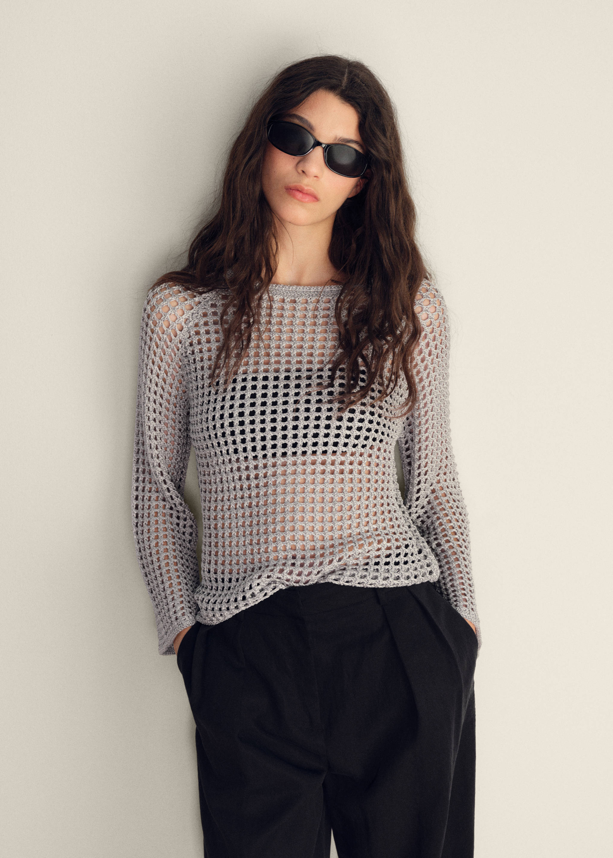 Jersey crochet manga larga - Detalle del artículo 1
