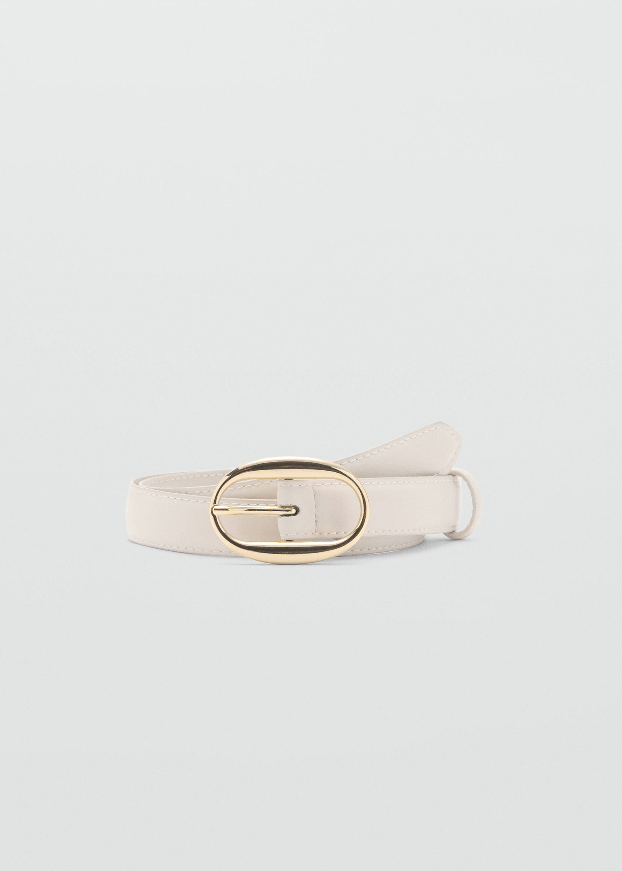 Oval buckle belt - Article without model