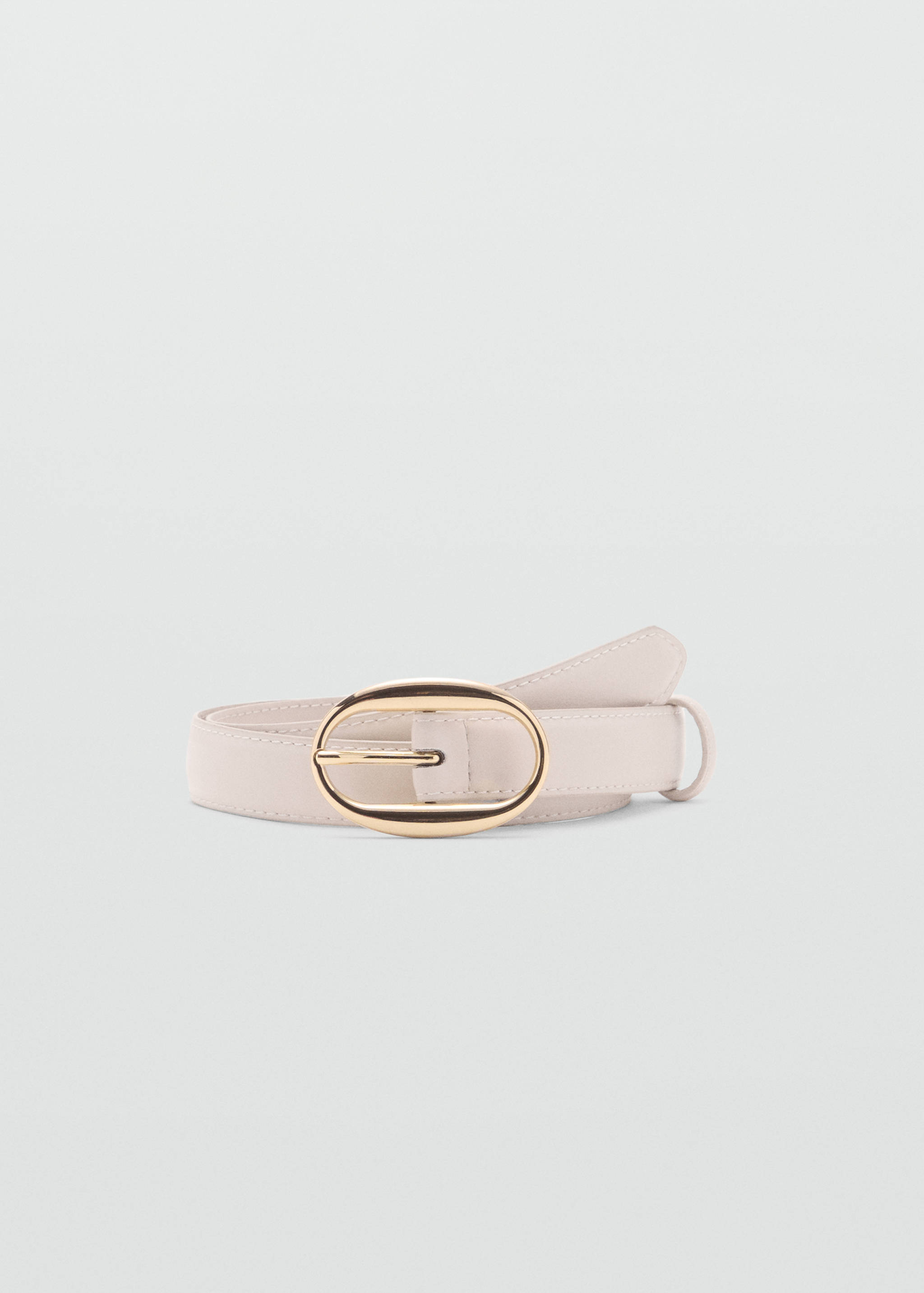 Oval buckle belt - Article without model