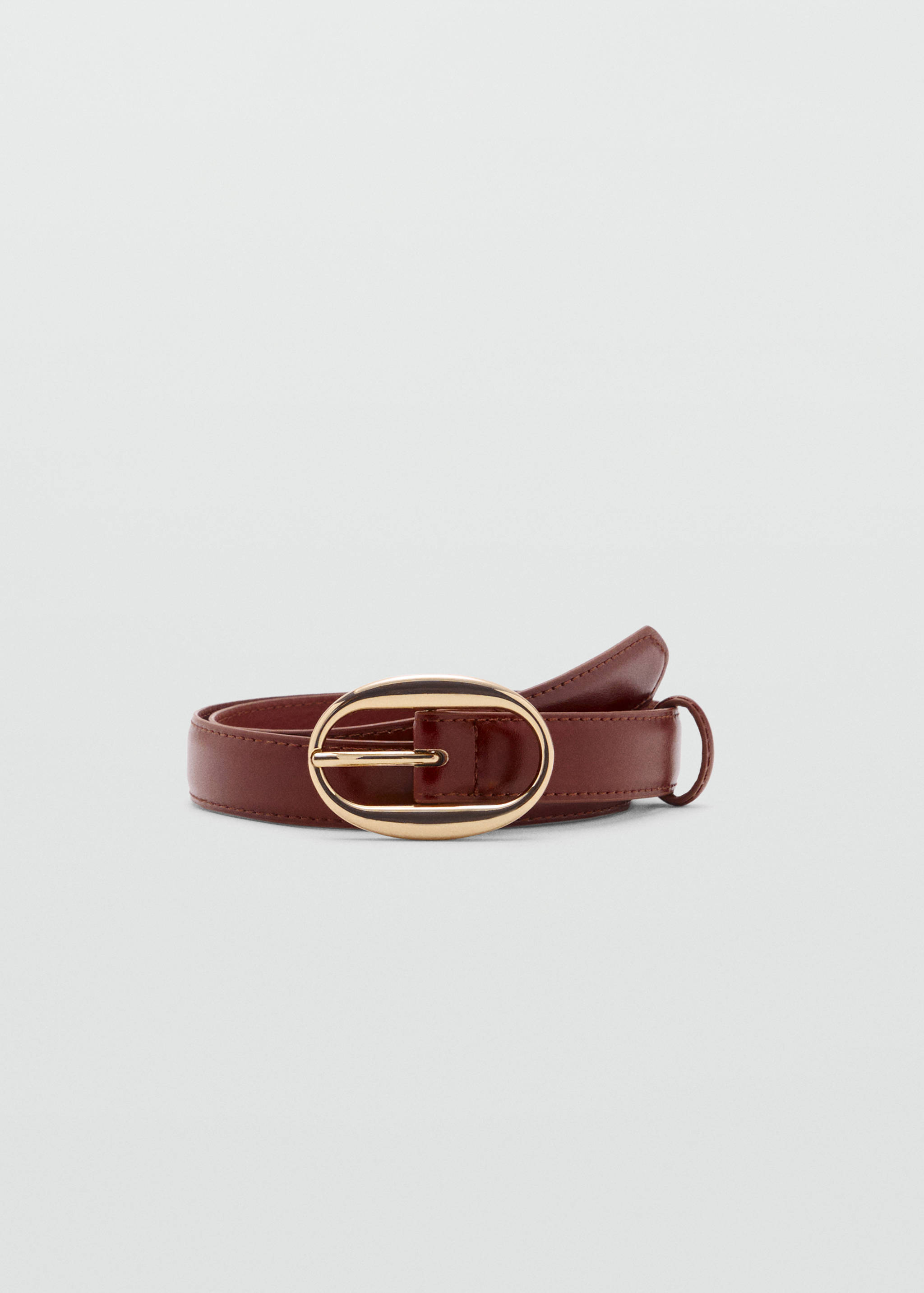 Oval buckle belt - Article without model