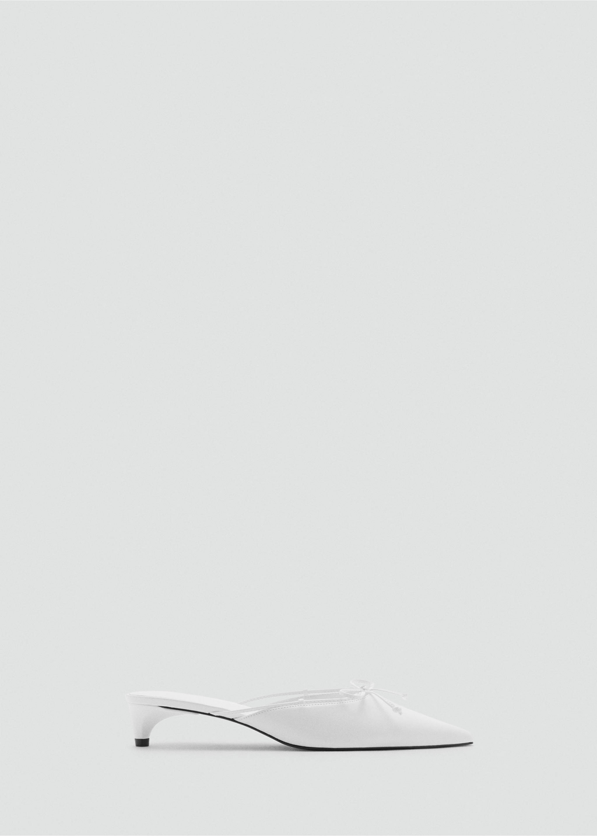 Zapato kitten detalle lazo - Artículo sin modelo, Blanco. Ref: 17051139-00.