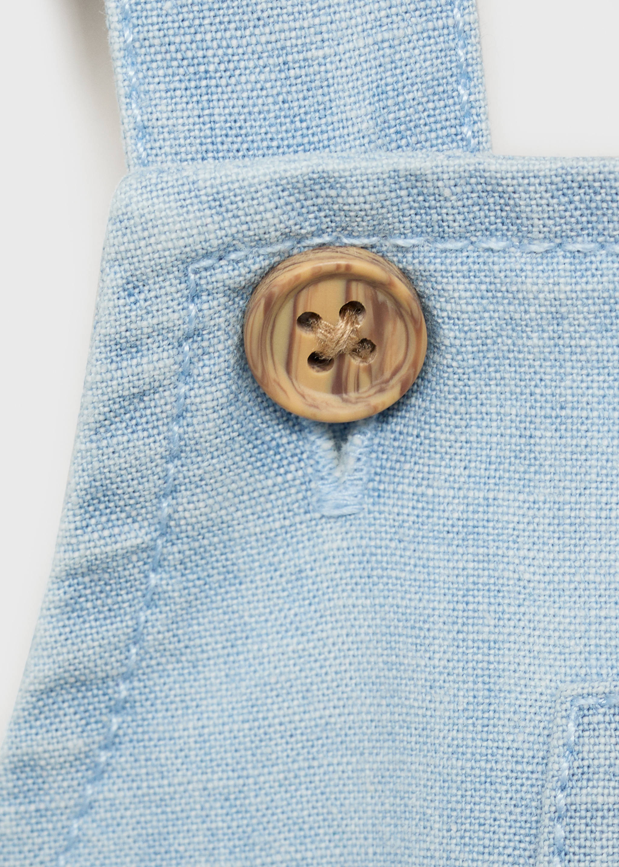 Short denim romper - Details of the article 8