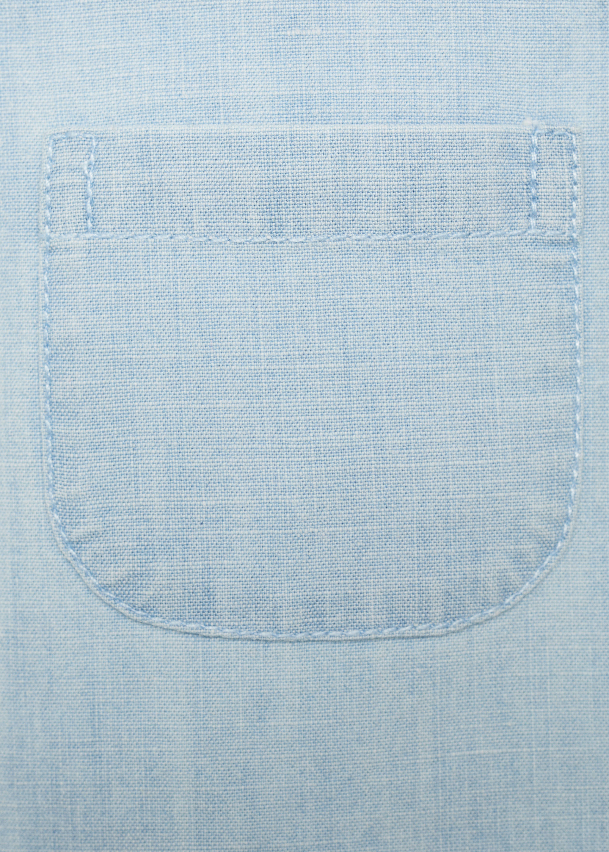 Short denim romper - Details of the article 0