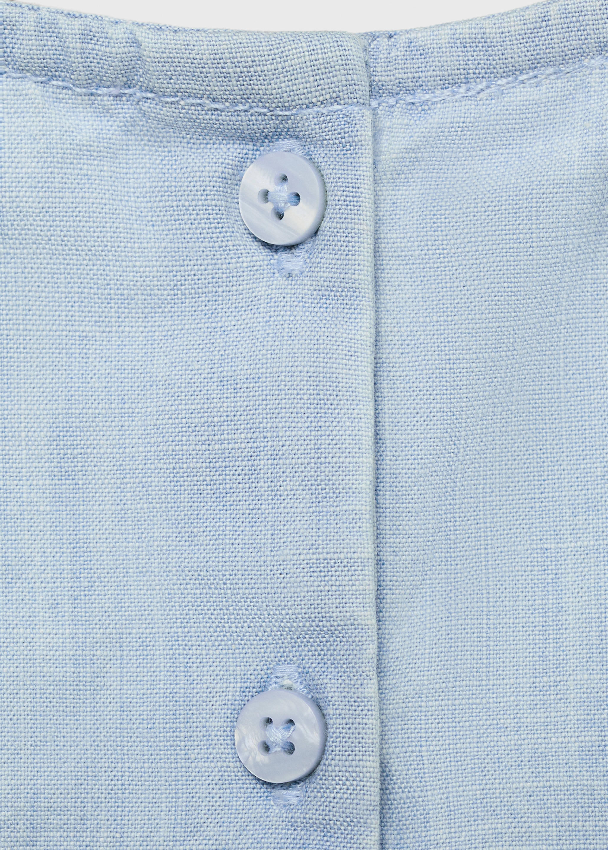 Babygro de ganga bordado - Pormenor do artigo 0