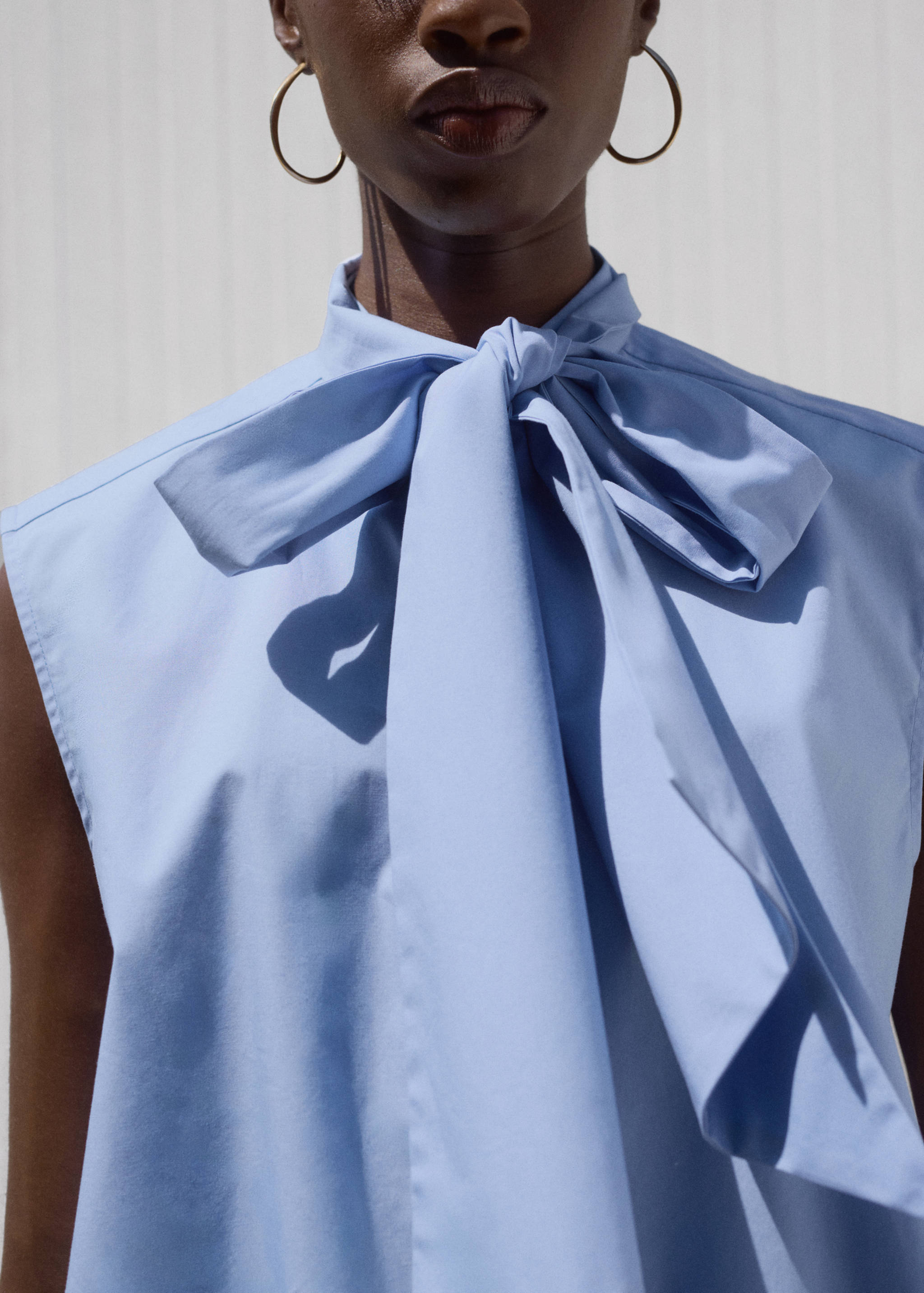 Tie-neck blouse - Details of the article 6