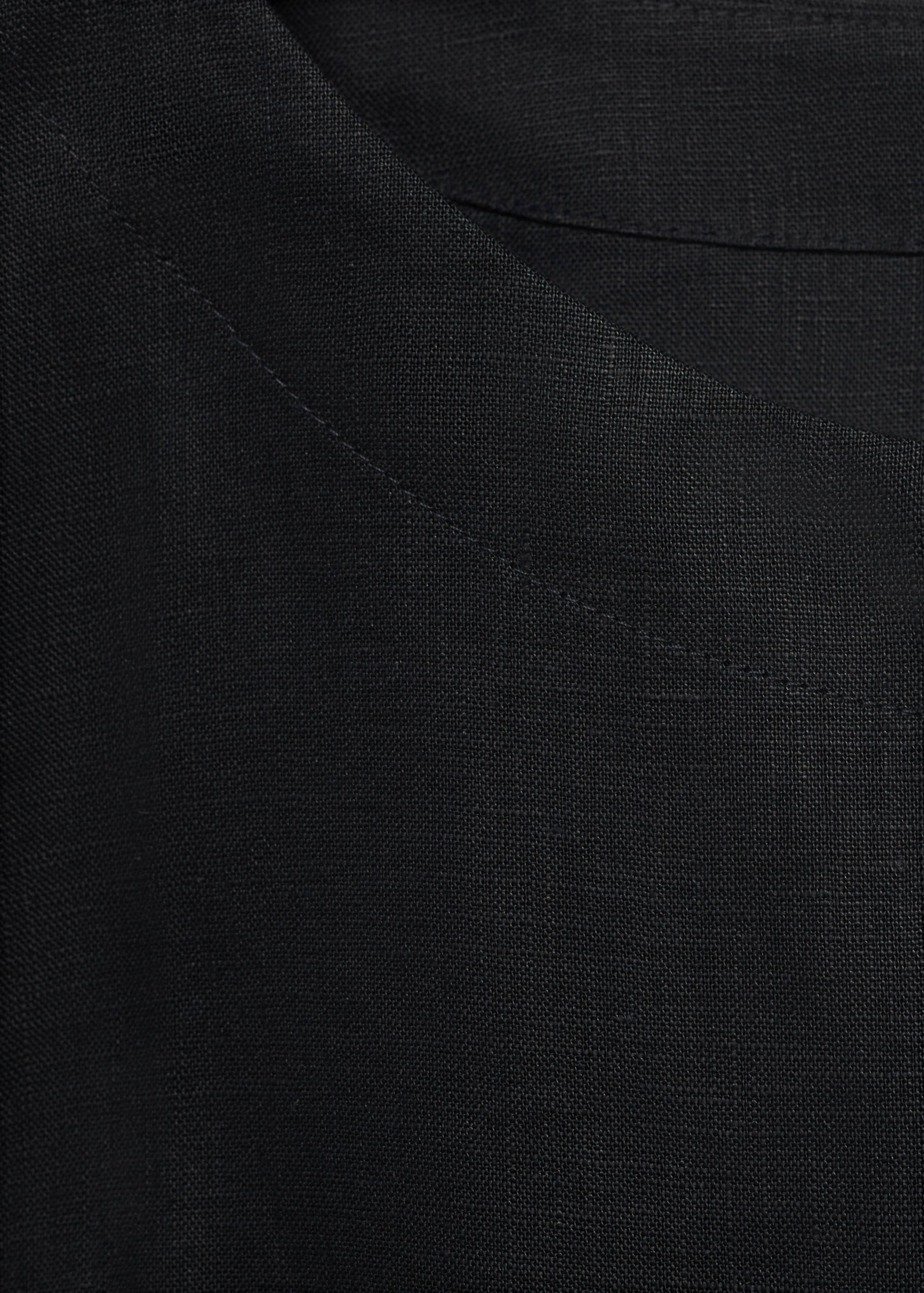 Лляний кроп-топ - Детальніше про товар 8