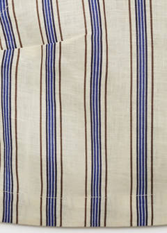 Striped linen top — Ecru 8