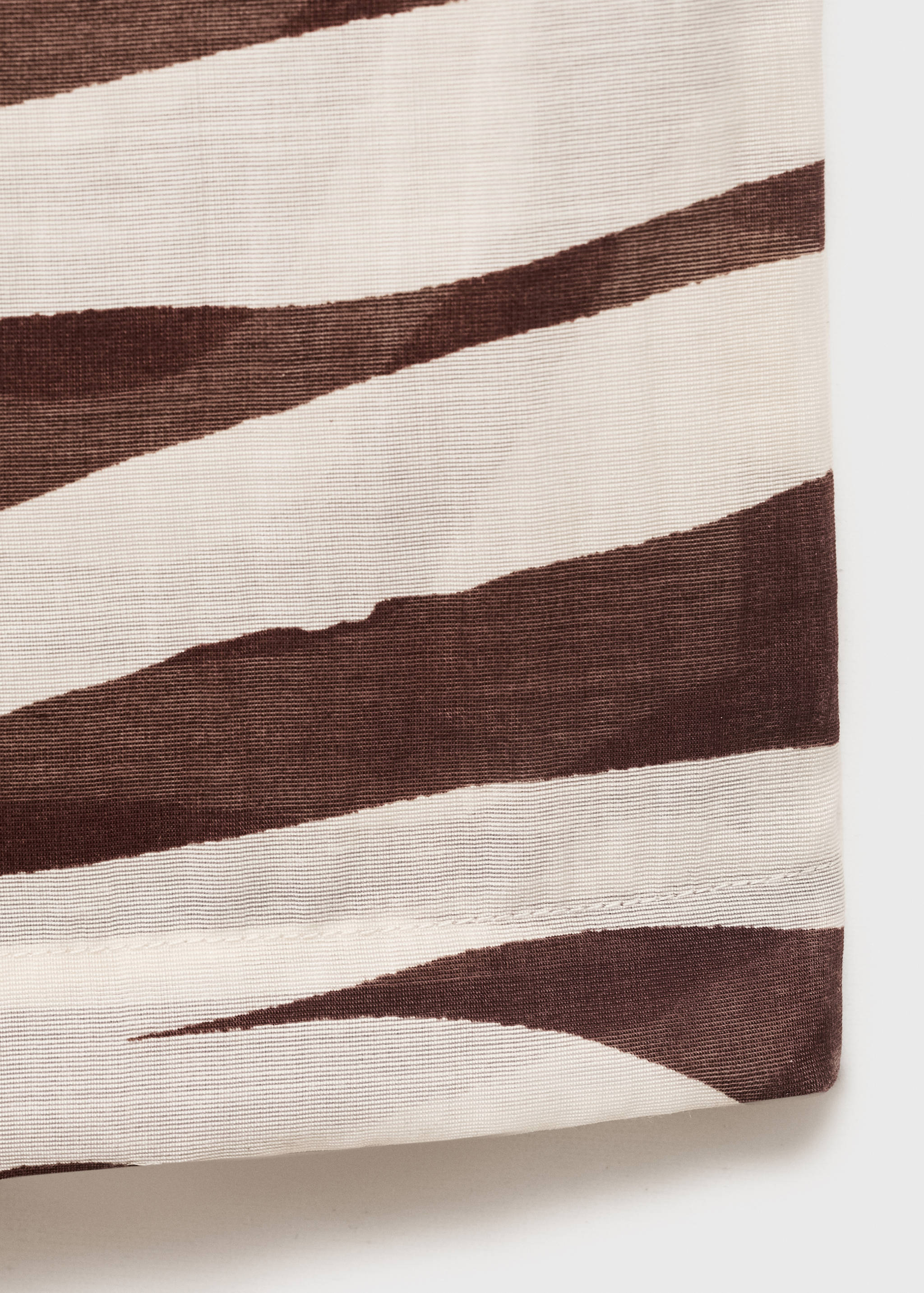 Zebra-print fluid trousers - Details of the article 0