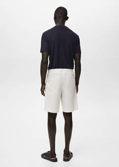 Slim-fit chino cotton bermuda shorts — Off White 3