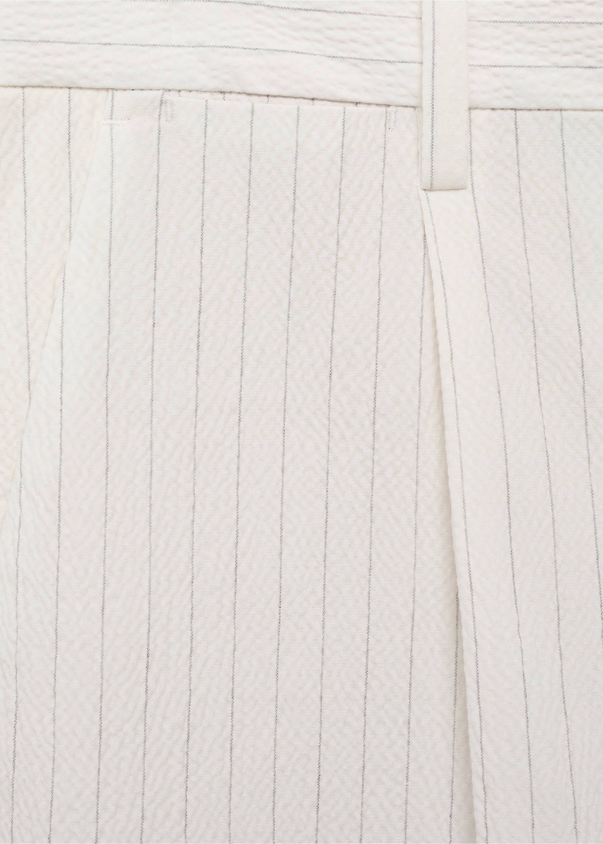 Slim-fit chino cotton bermuda shorts - Details of the article 0, Off White. Ref: 17051162-00.