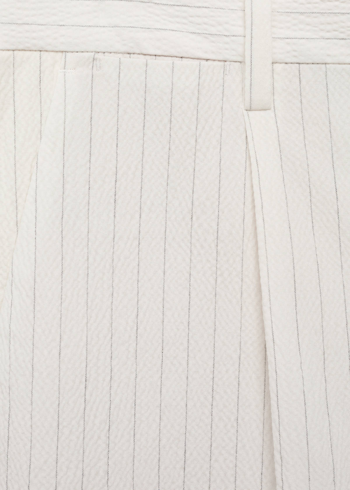 Slim-fit chino cotton bermuda shorts — Off White