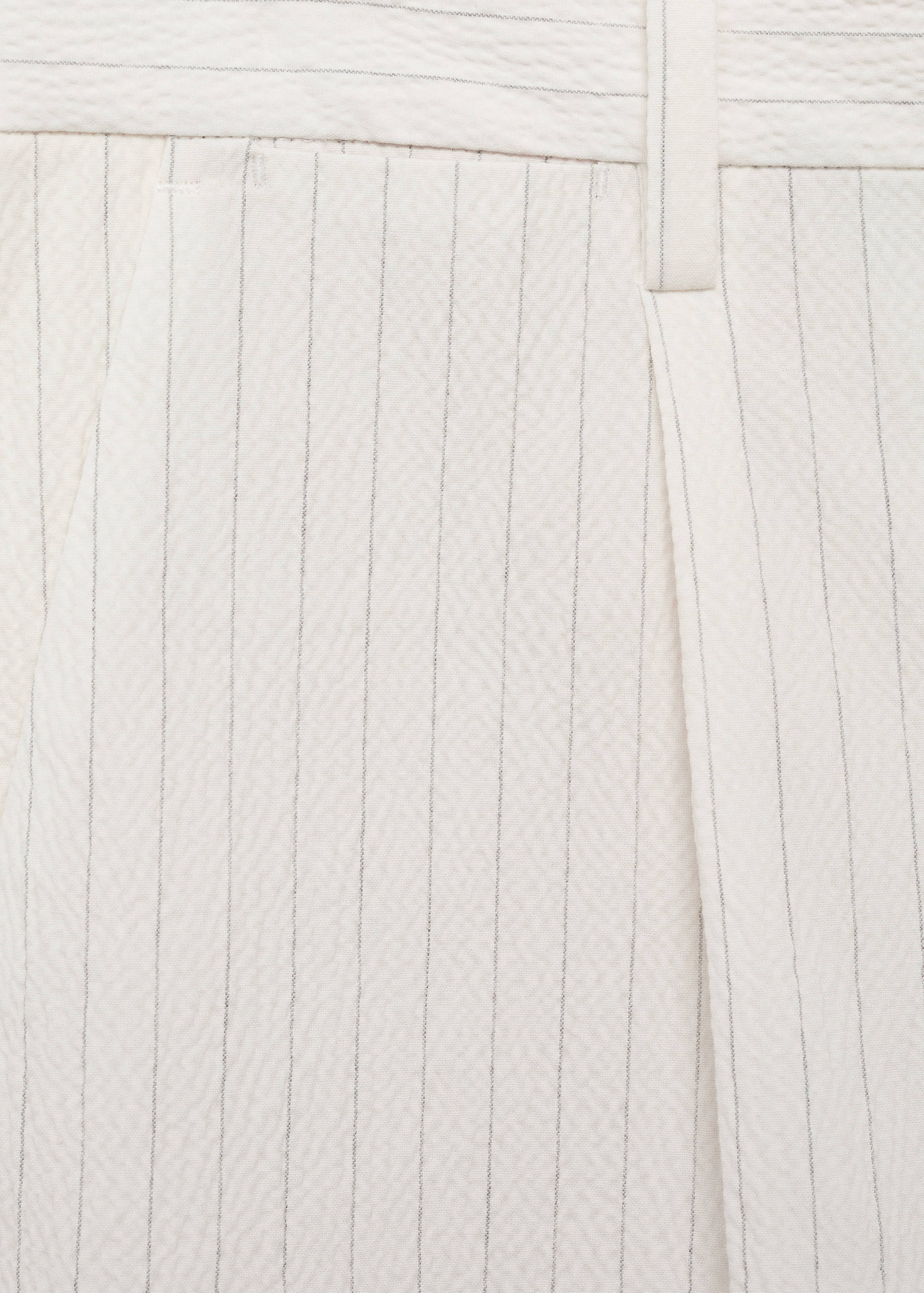 Slim-fit chino cotton bermuda shorts - Details of the article 0