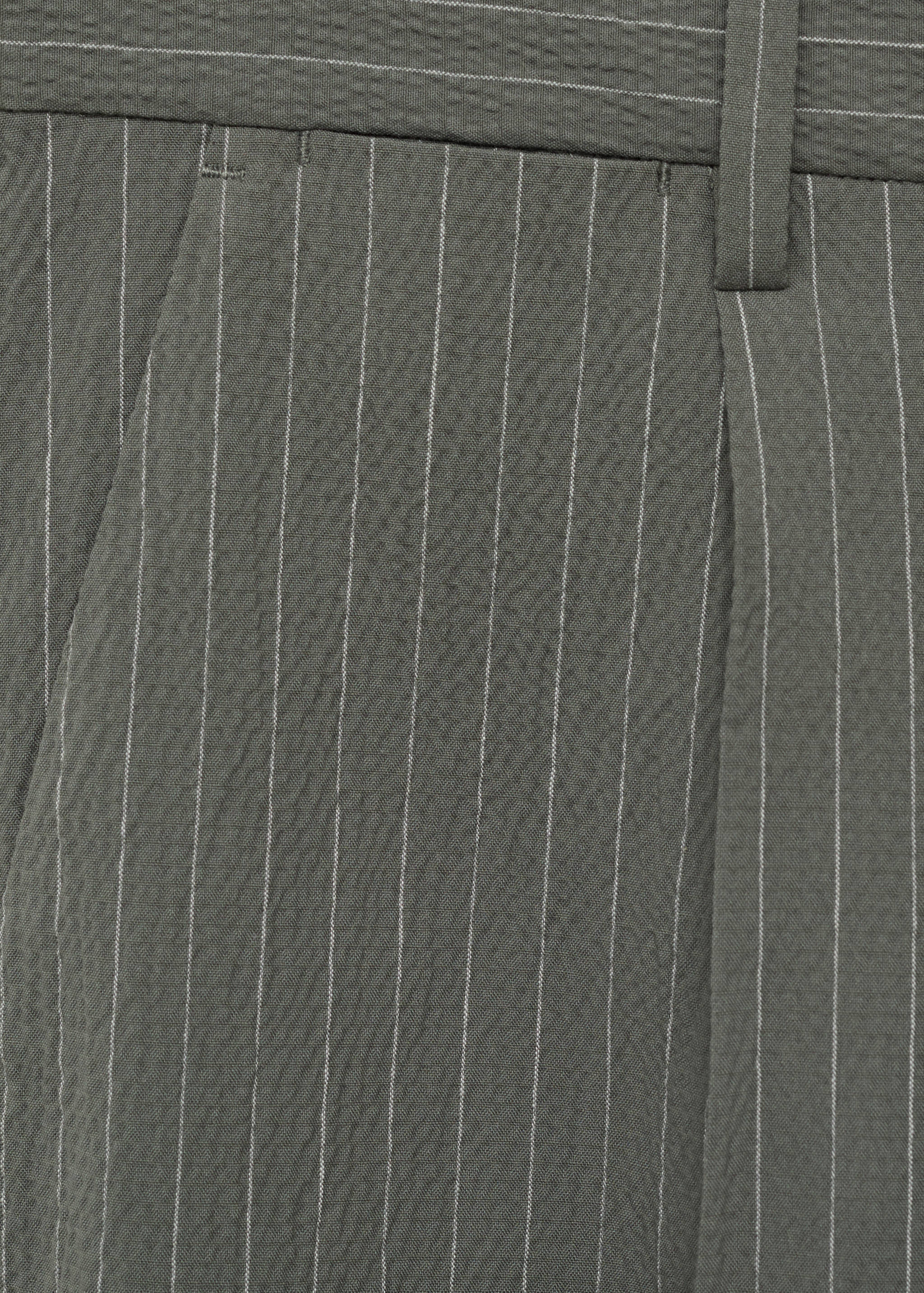 Slim-fit chino cotton bermuda shorts - Details of the article 0