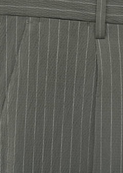 Slim-fit chino cotton bermuda shorts — Grey 9