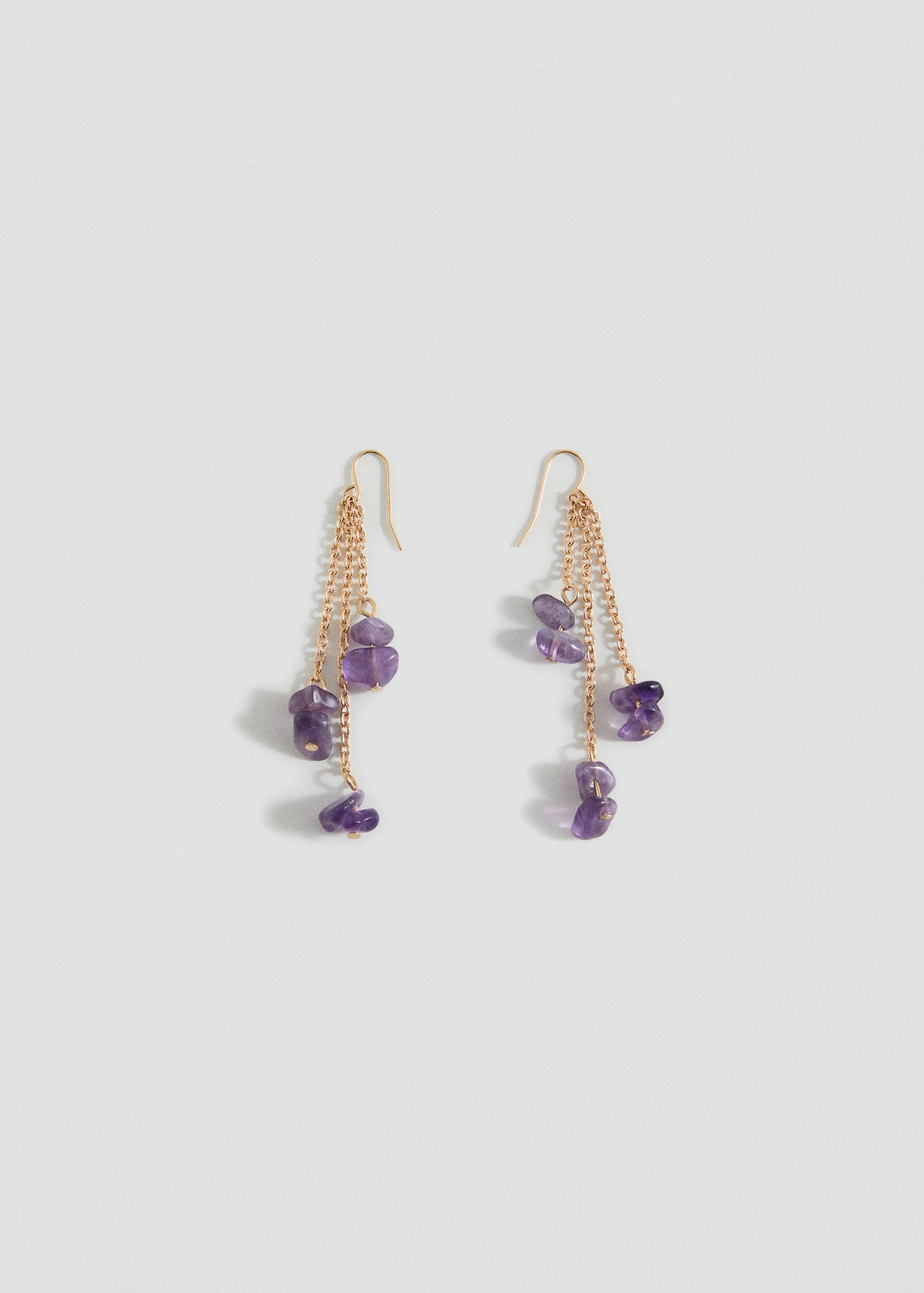 Stone hanging earrings - Article without model