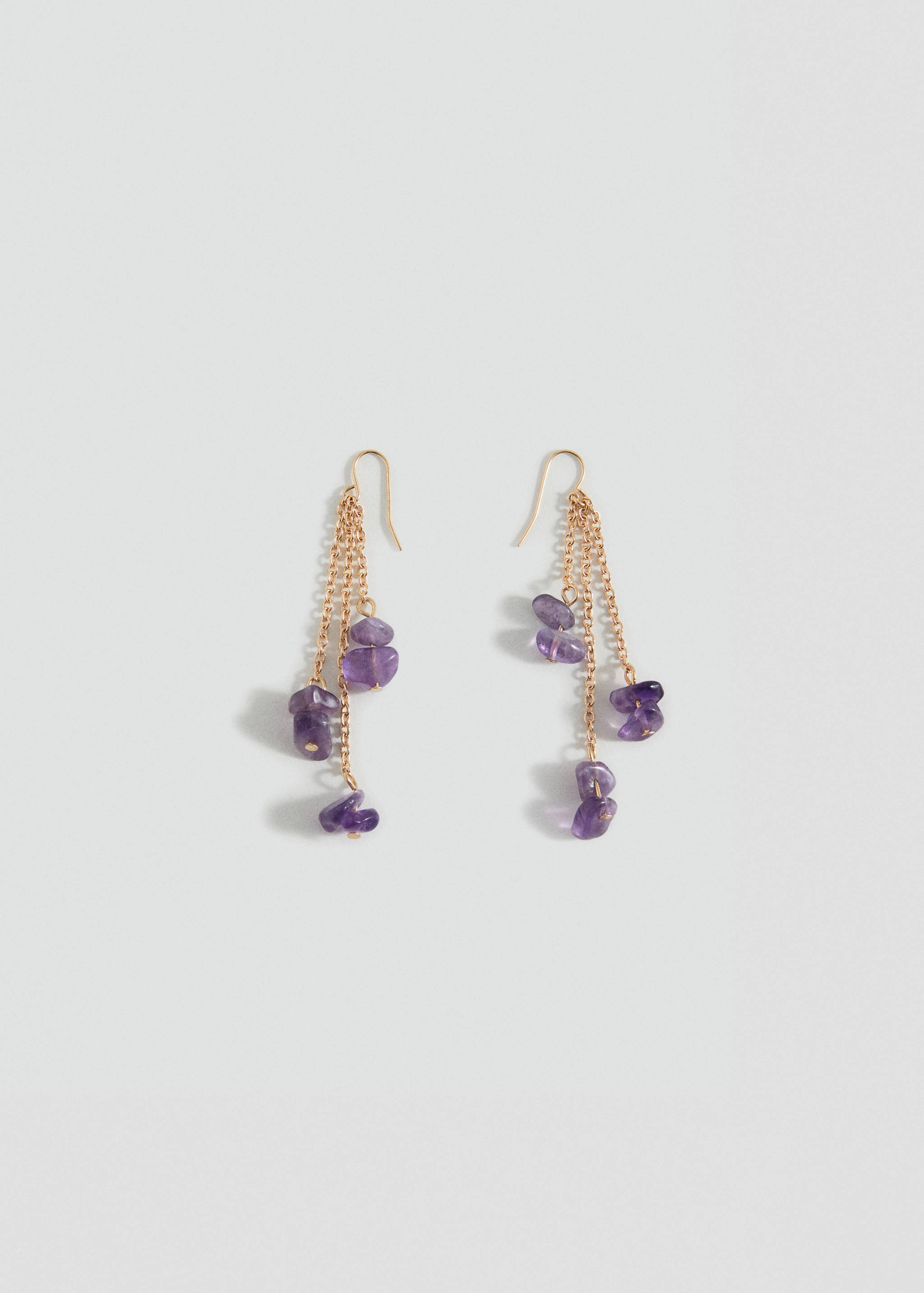 Stone hanging earrings - Article without model