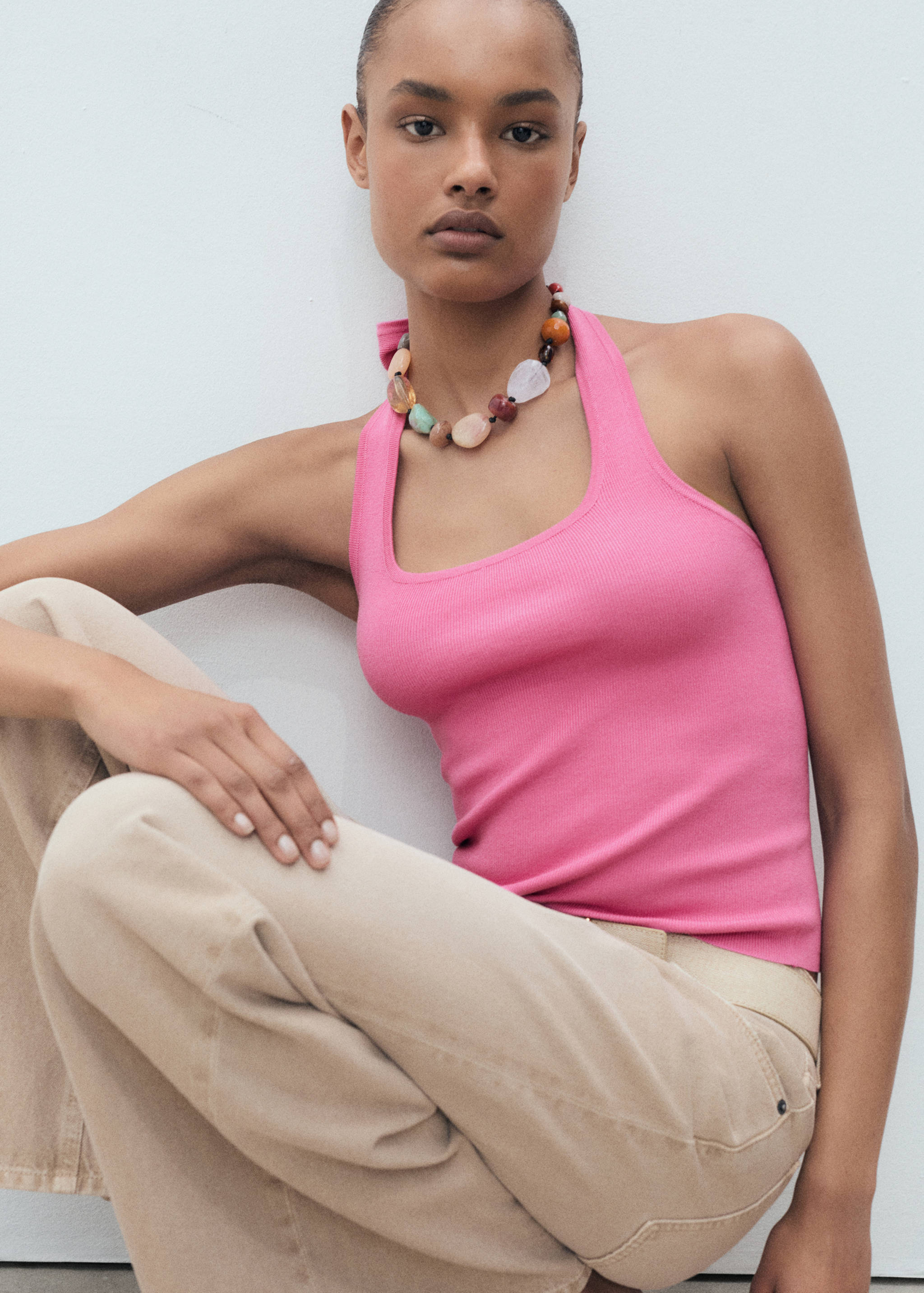 Knit halter top - Details of the article 6