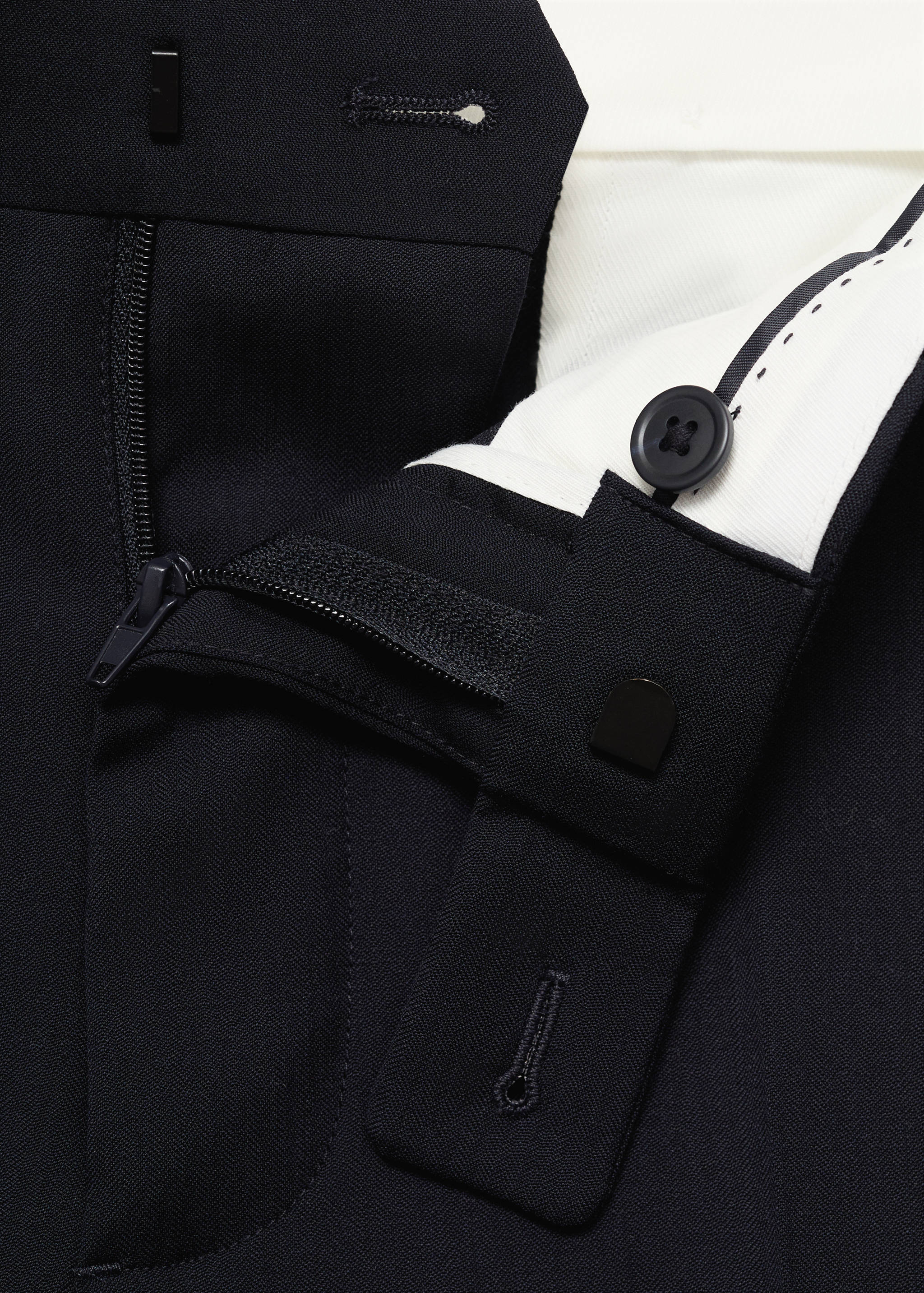 Turin 100% virgin wool suit trousers - Details of the article 0