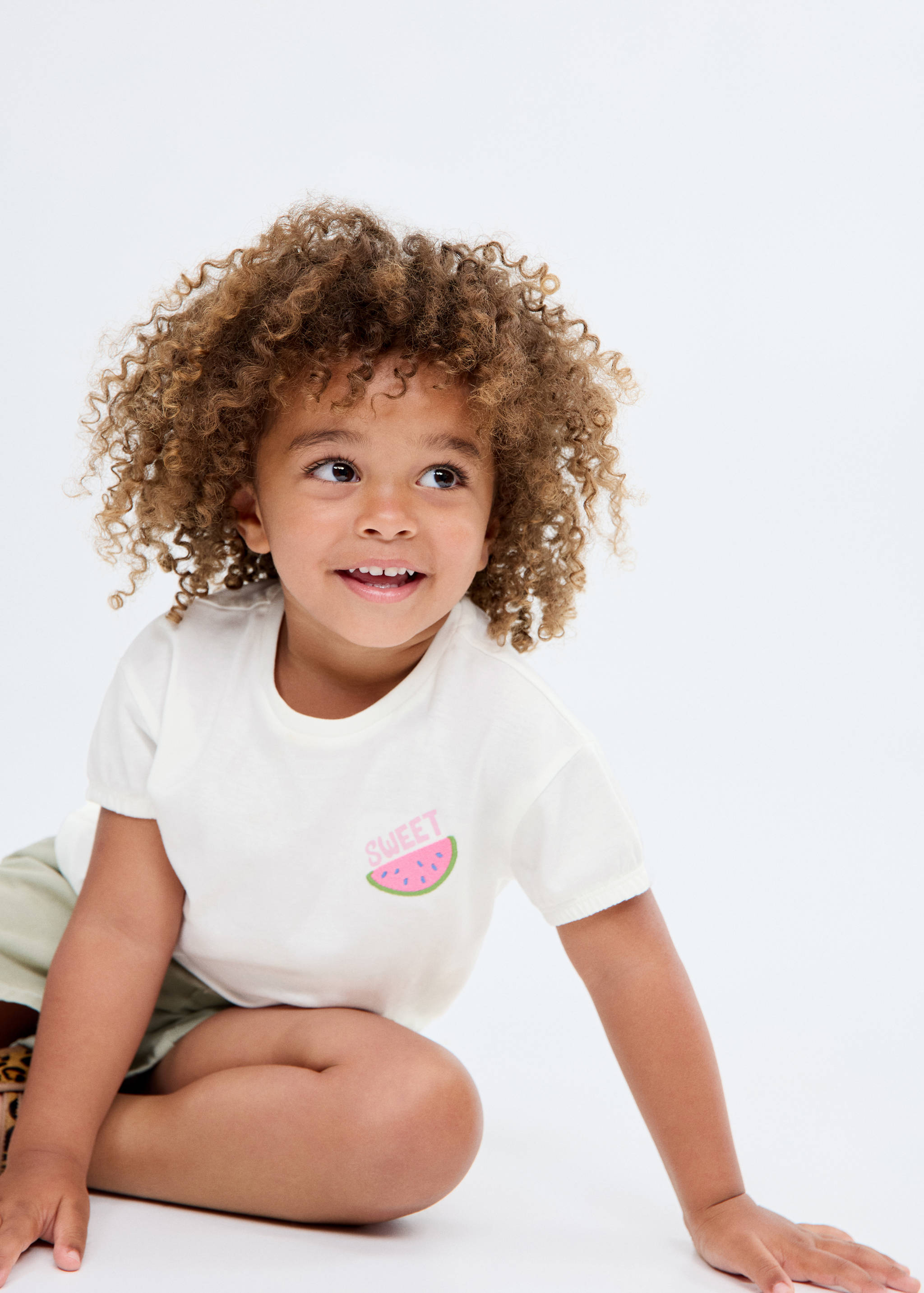 Embroidered printed T-shirt - General plane