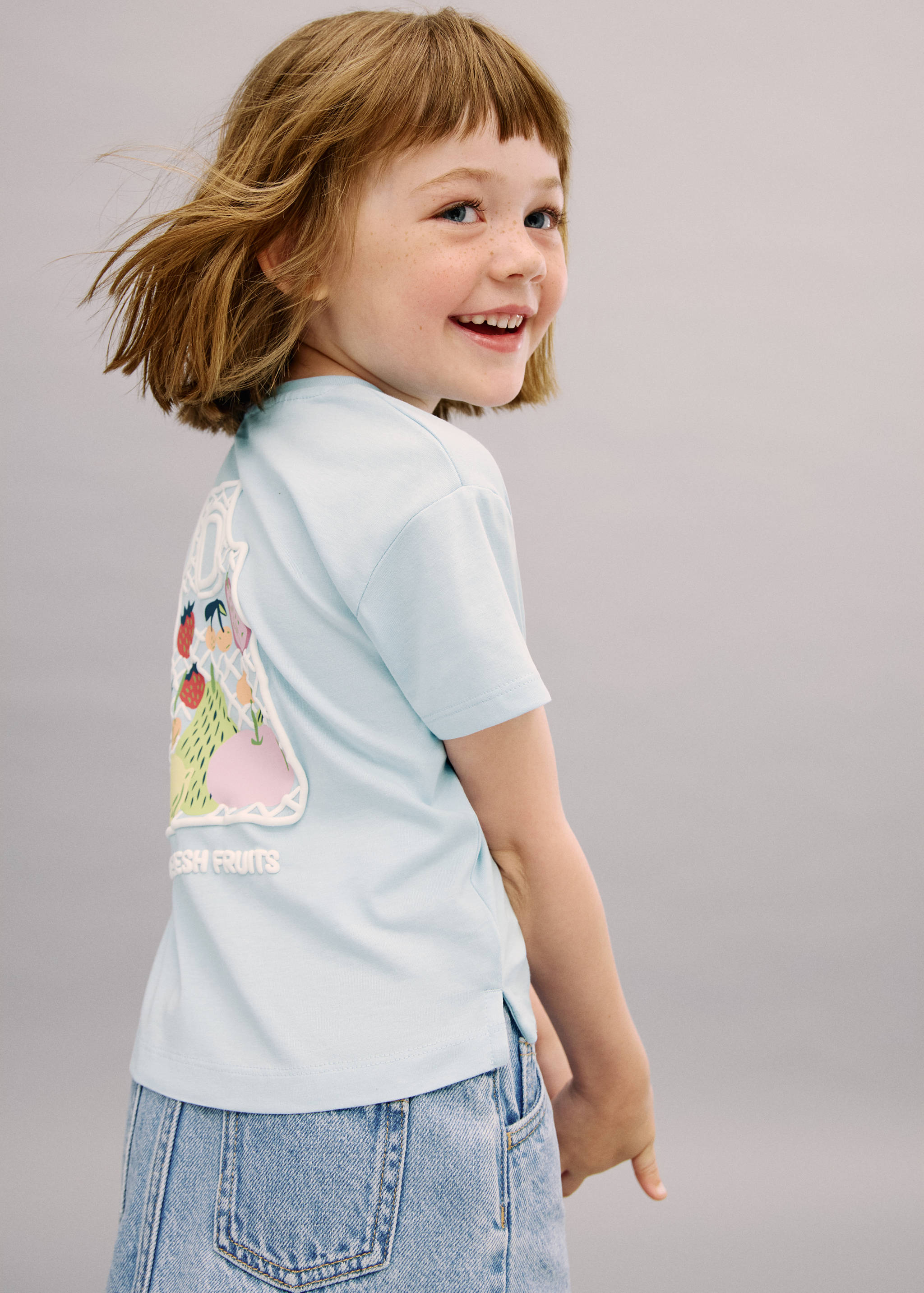 Short-sleeved printed t-shirt - Details of the article 1