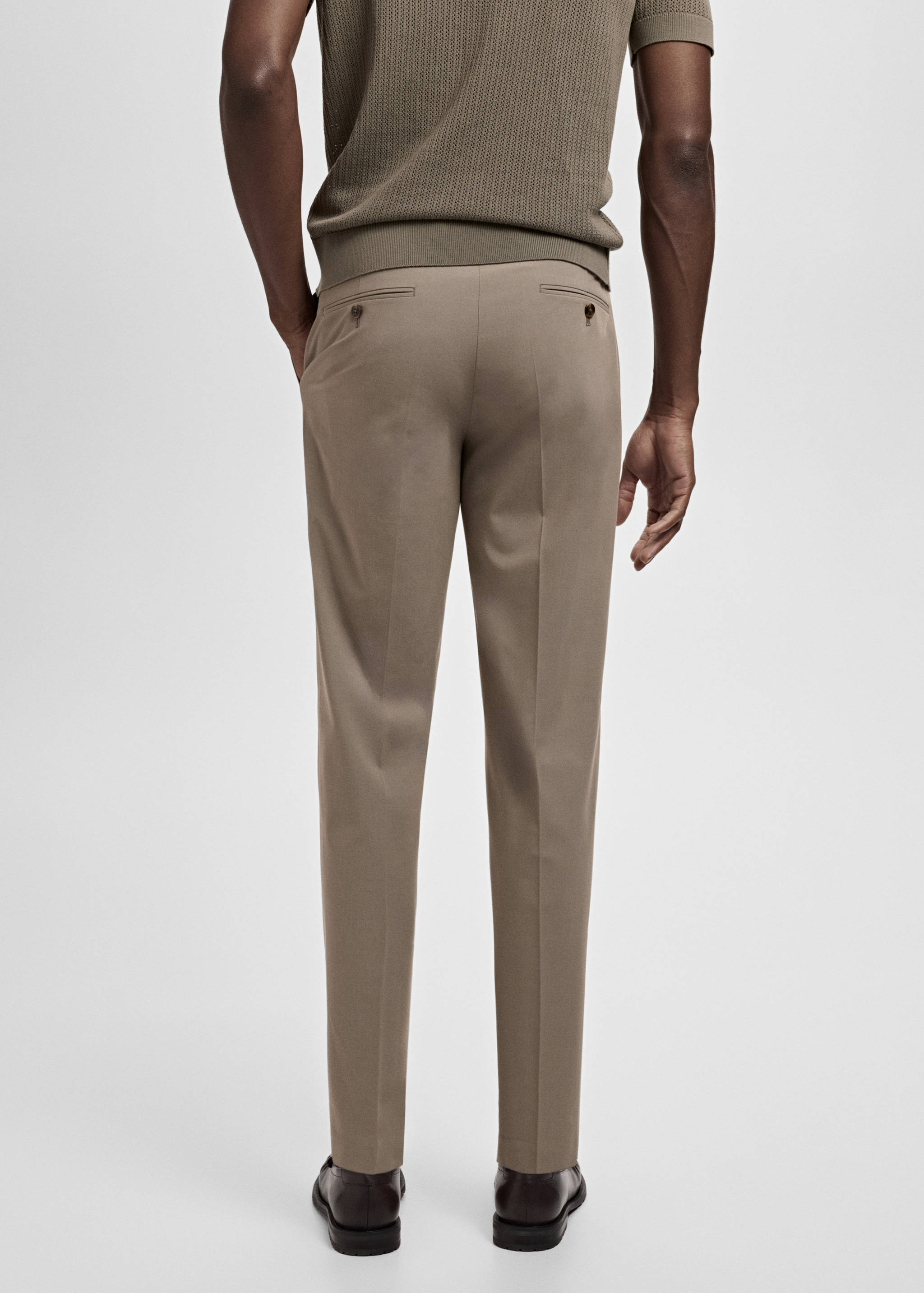 Pantalón traje Milán slim fit - Reverso del artículo