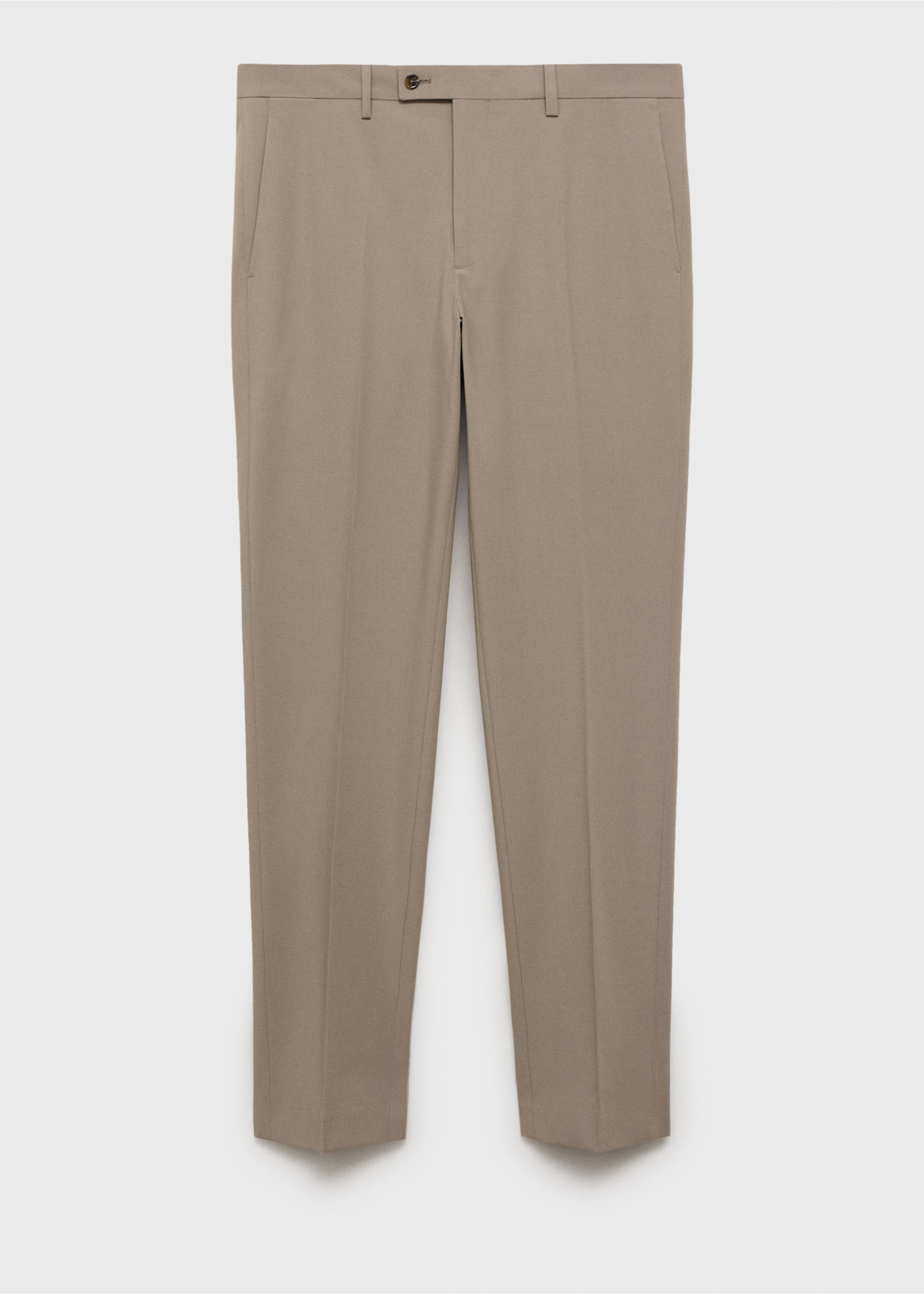 米兰修身版型西装裤 - null, 灰貂色. Ref: 17051184-00.