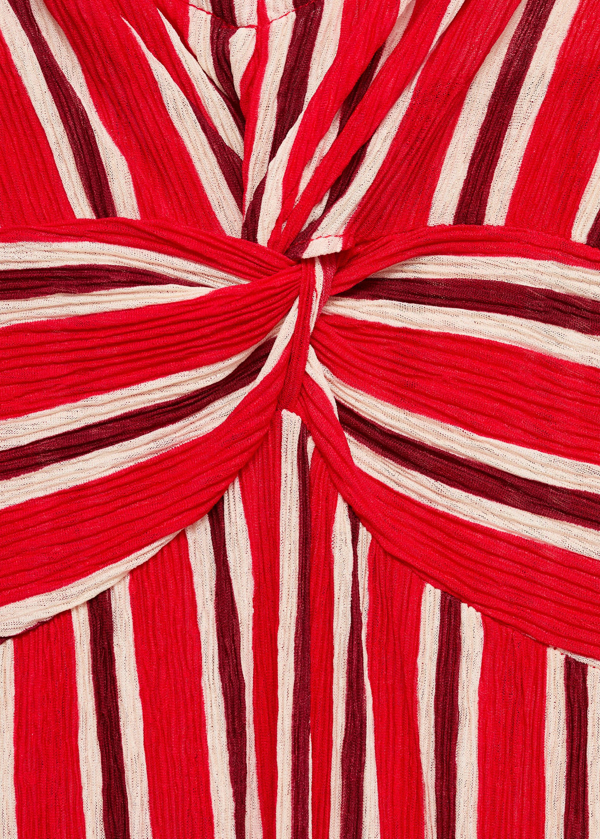 Csíkos ráncolt ruha - A termék adatai 0