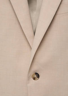 Milan slim-fit suit jacket — Beige 17
