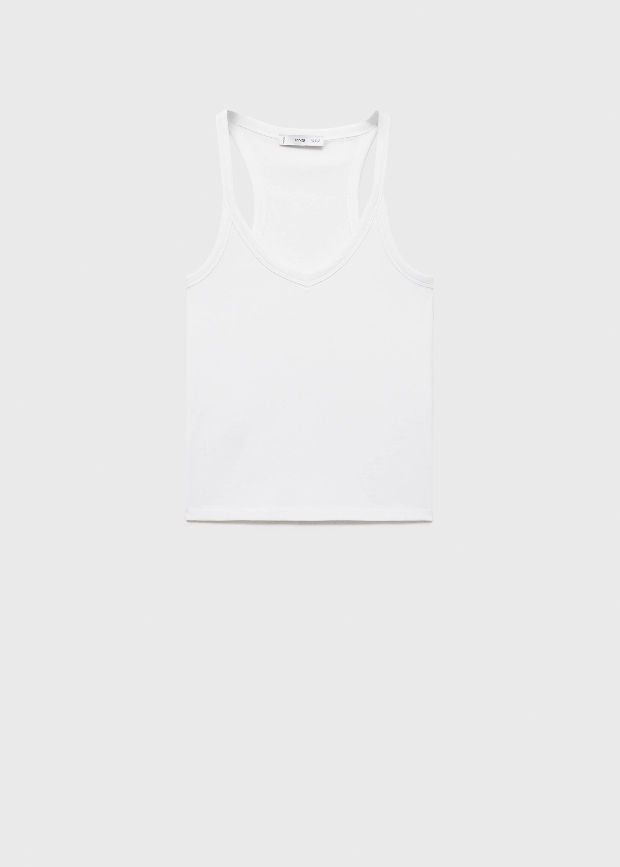 Cotton top with straps - Article without model