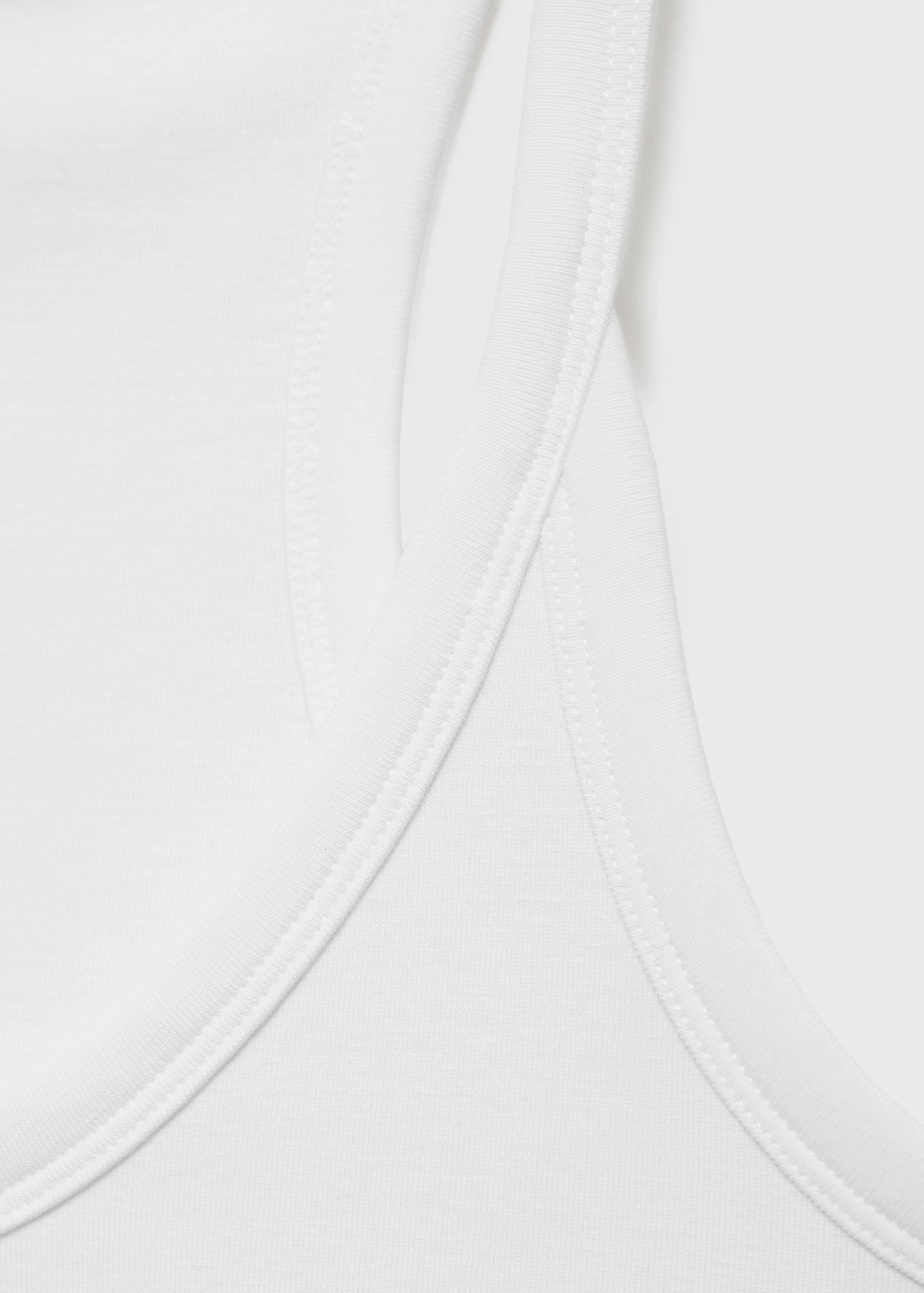 Cotton top with straps - Details of the article 8